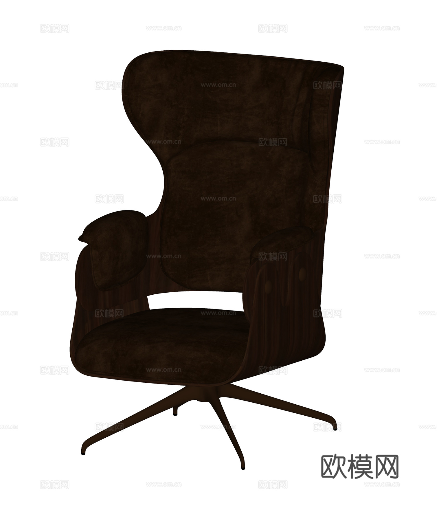 中古风办公椅  休闲椅 会议椅 培训椅su模型