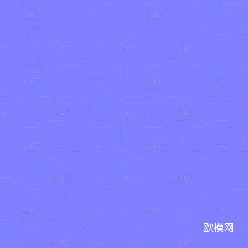 欧式 法式 无缝黑白拼色拼花瓷砖地砖 PBR材质贴图 1k