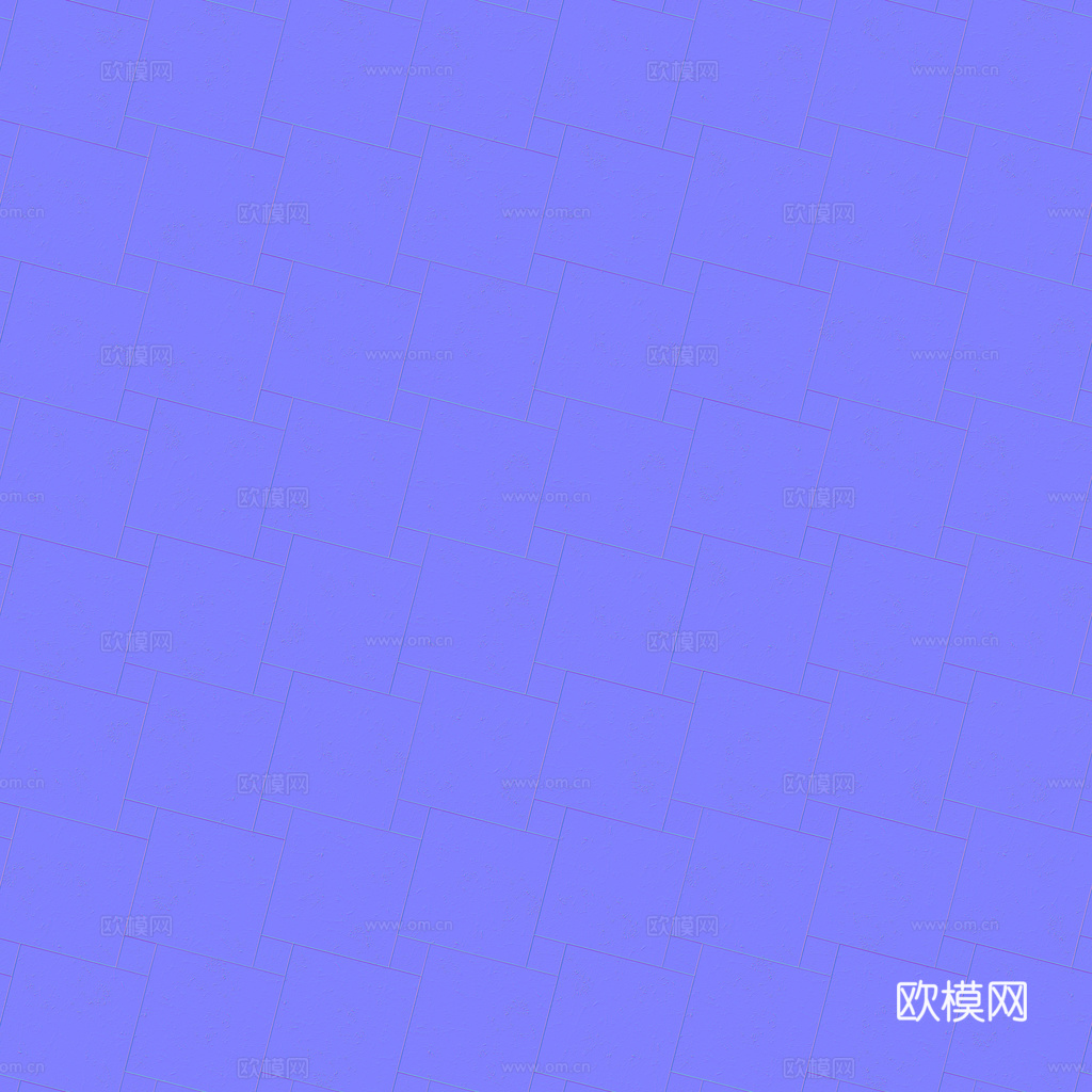 欧式 简欧 法式 无缝黑白拼花瓷砖地砖 PBR材质贴图 1k