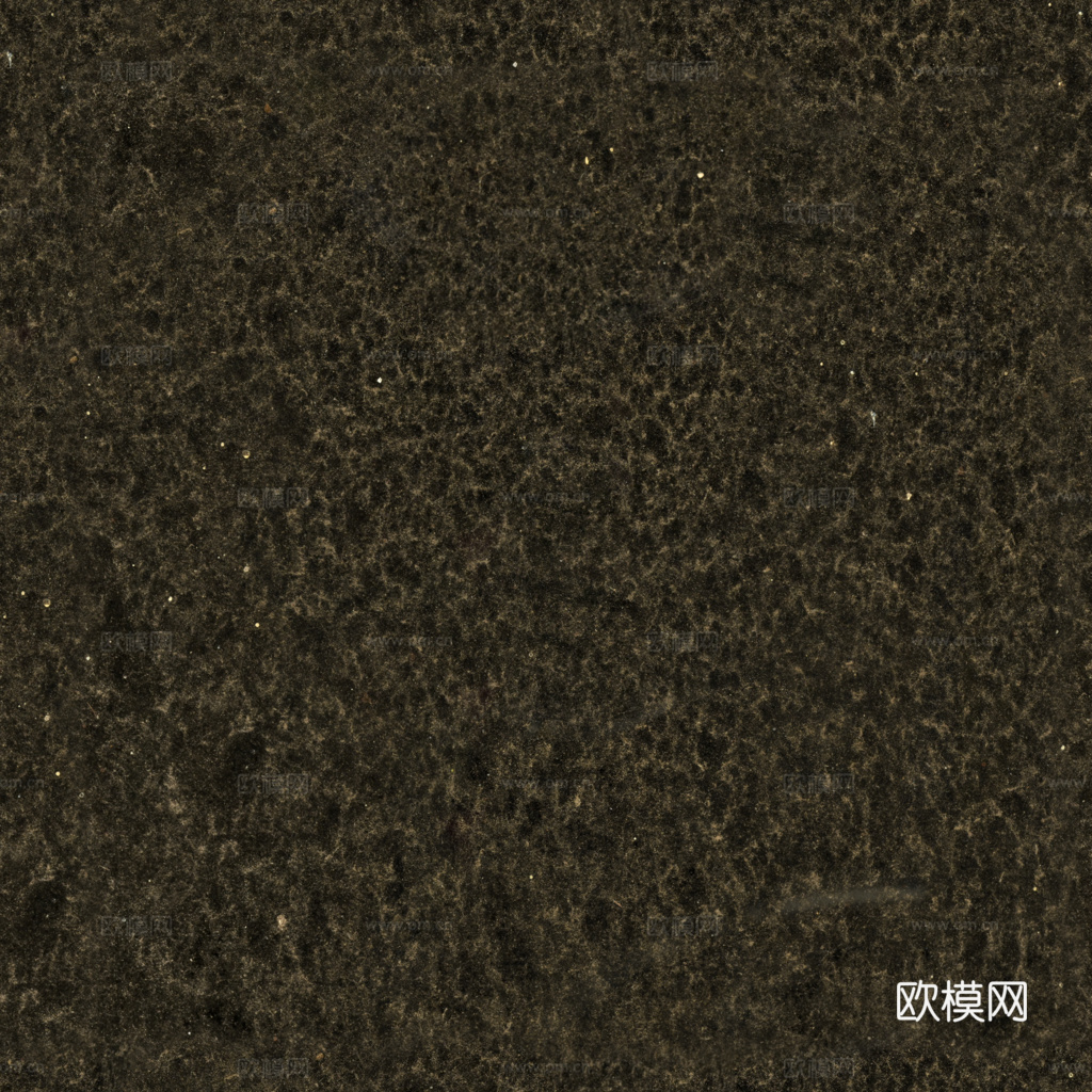 无缝黑色大理石 PBR材质贴图 1k