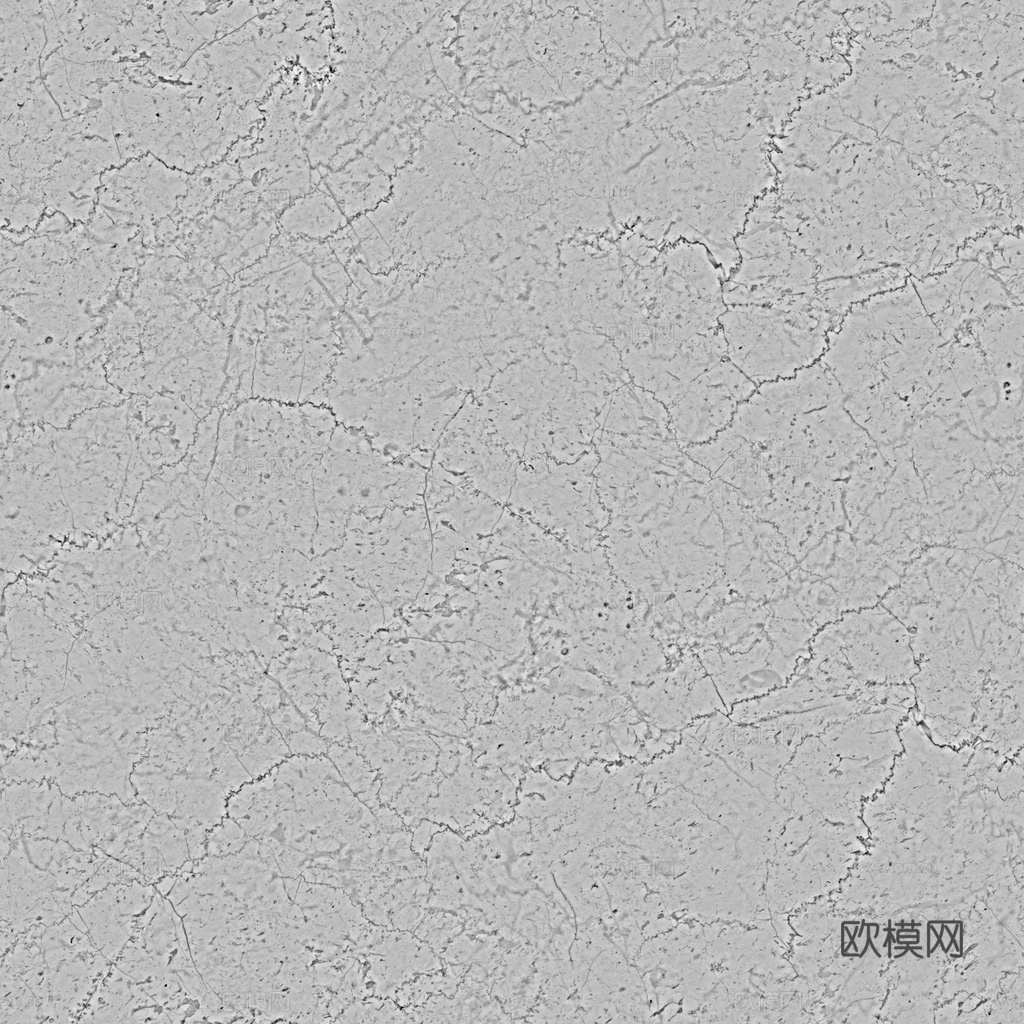 无缝黑色大理石 PBR材质贴图 1k