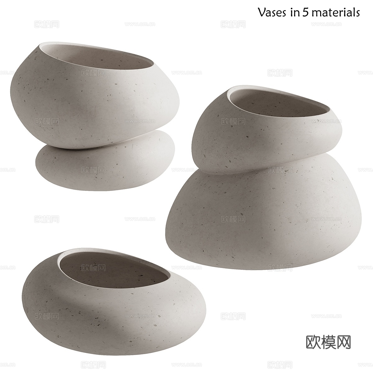 装饰花瓶 013d模型