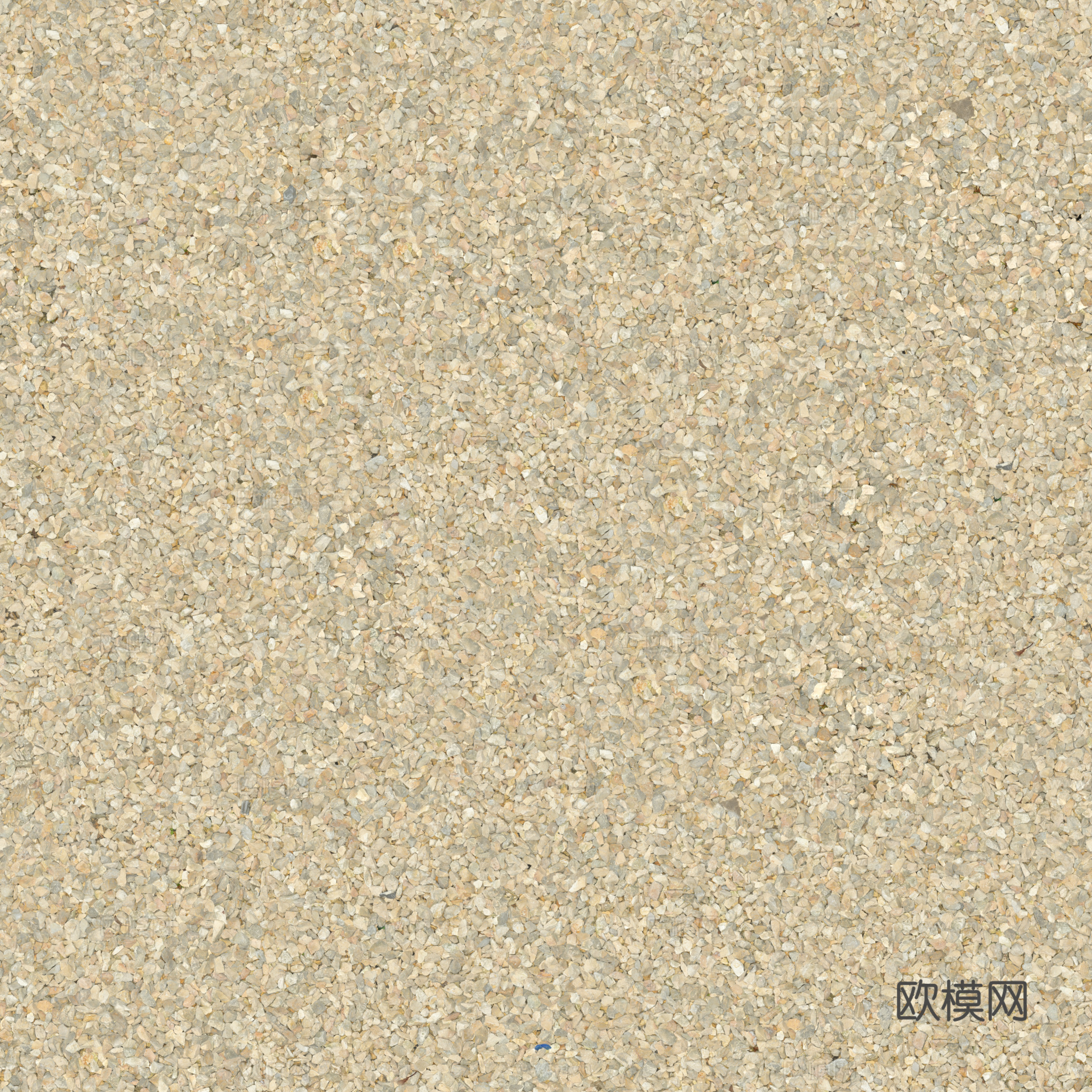 鹅卵石地面砾石地面碎石地面铺路石 PBR材质贴图 2k