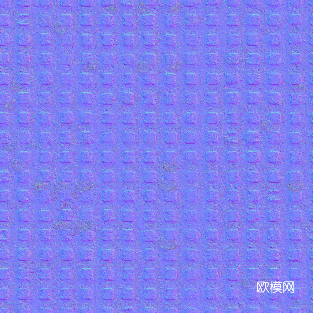 植草砖铺路石户外地面 PBR材质贴图 1K