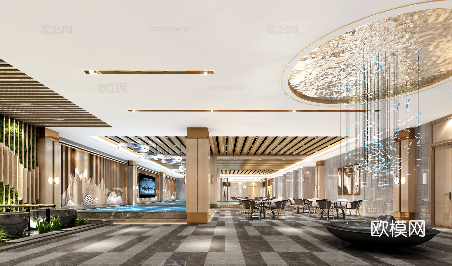 浴区3d模型下载