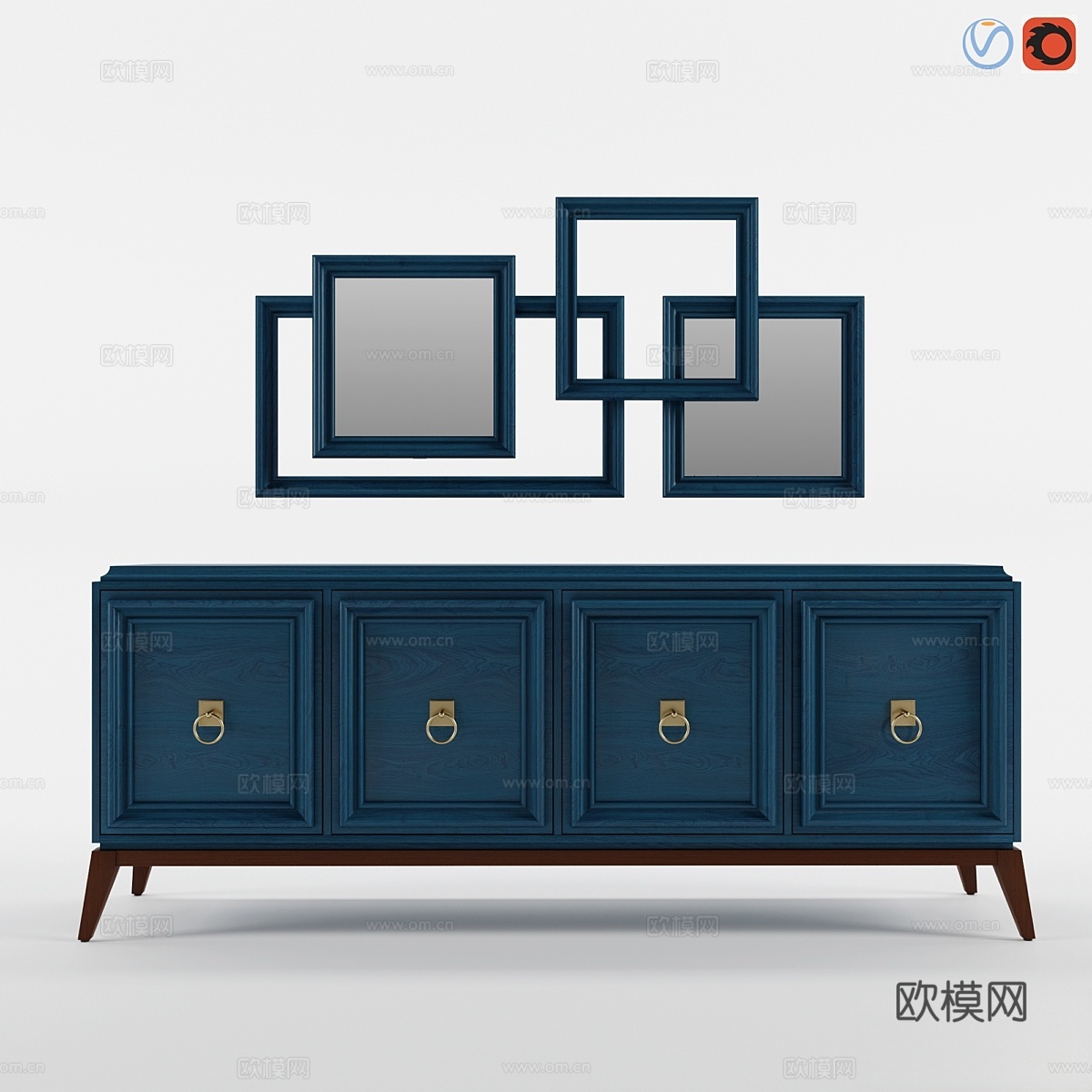 Enza Home 边柜3d模型