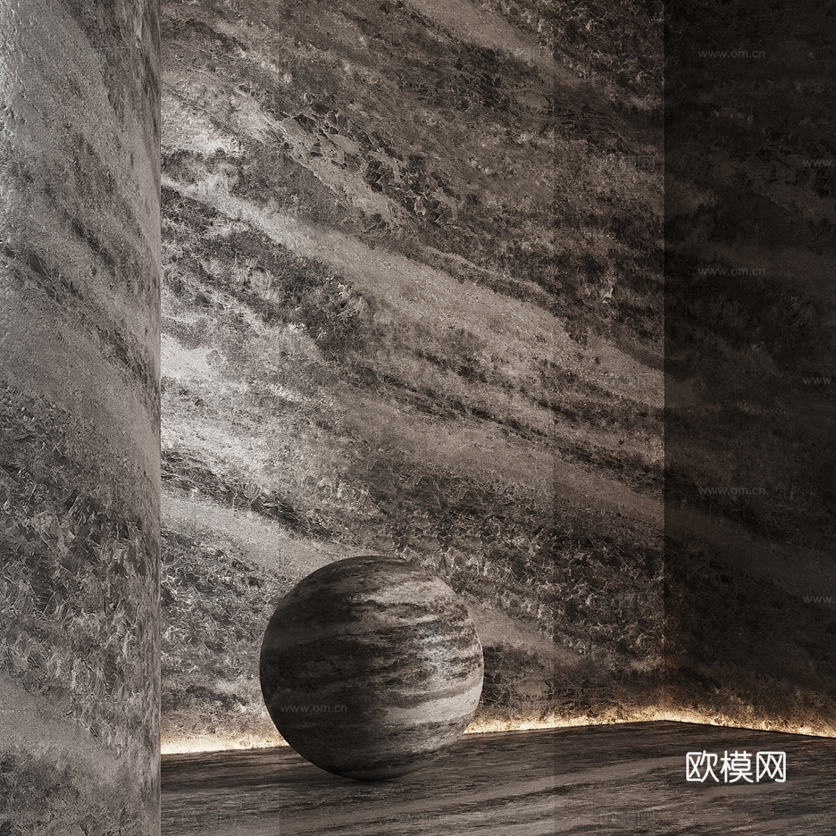 现代意式瓷砖 大理石材质3d模型下载（渲染图4）