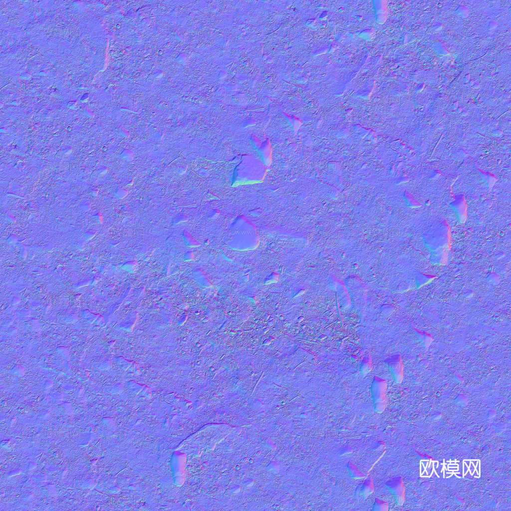 泥地草地土地碎石地自然地面地表 PBR材质贴图 1K