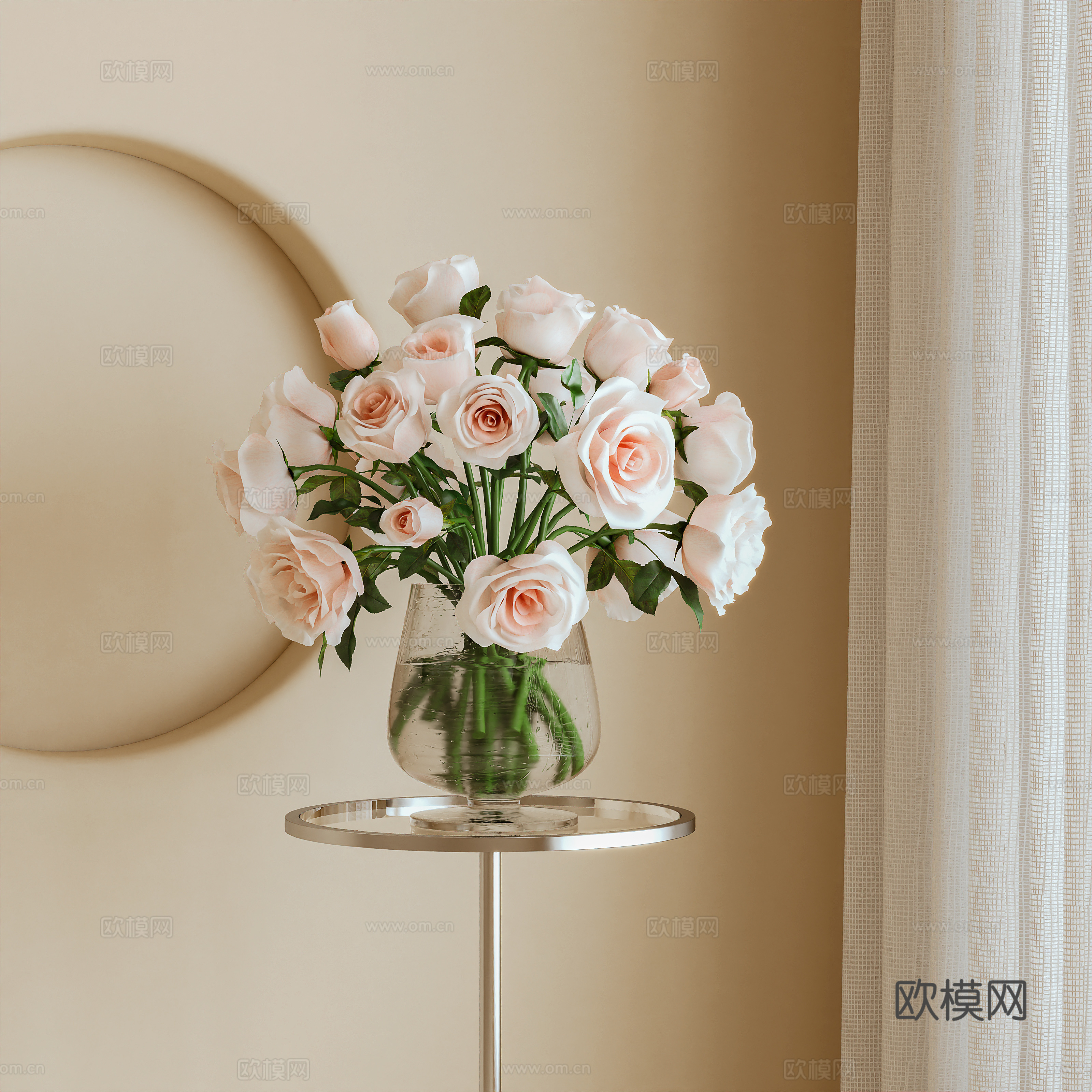 花卉 插花 摆件3d模型
