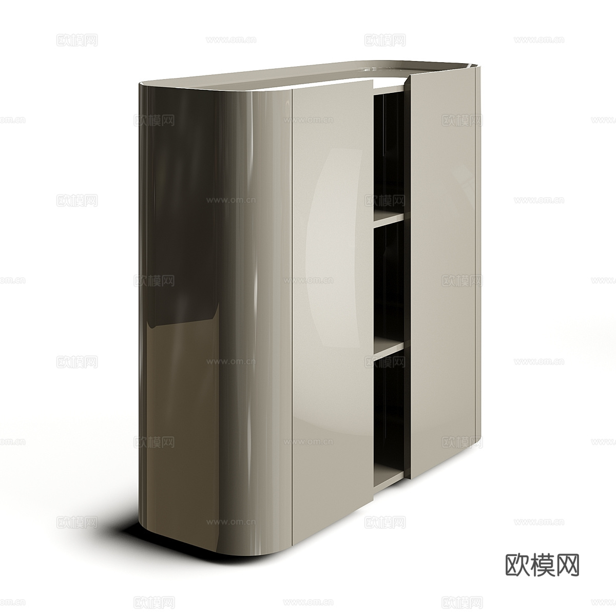 现代意式餐边柜 斗柜 装饰柜3d模型