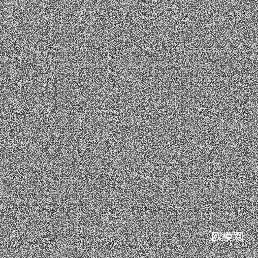 鹅卵石地面砾石地面碎石地面铺路石 PBR材质贴图 1k