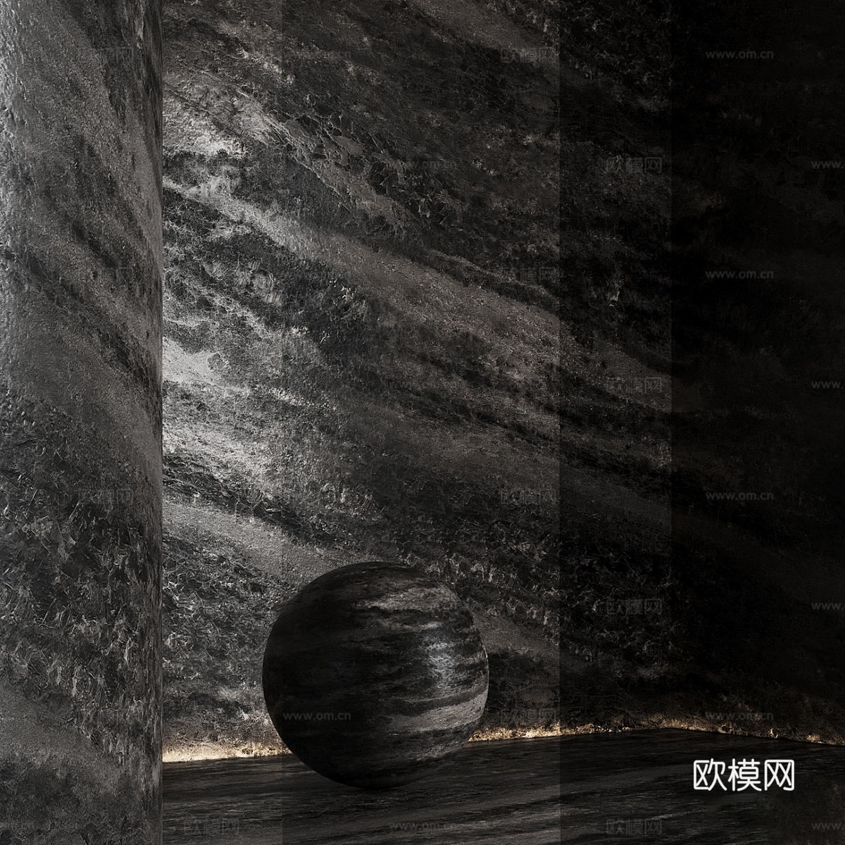 现代意式瓷砖 大理石材质3d模型下载（渲染图6）