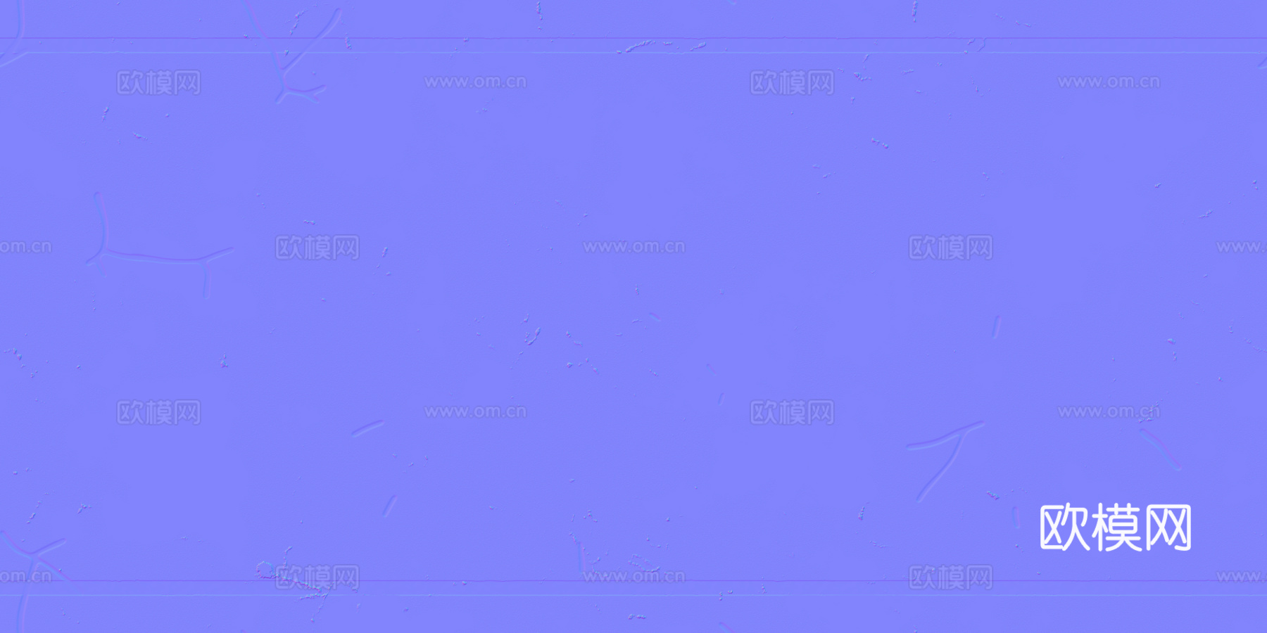 裂痕单行道马路公路道路沥青路 PBR材质贴图 2k