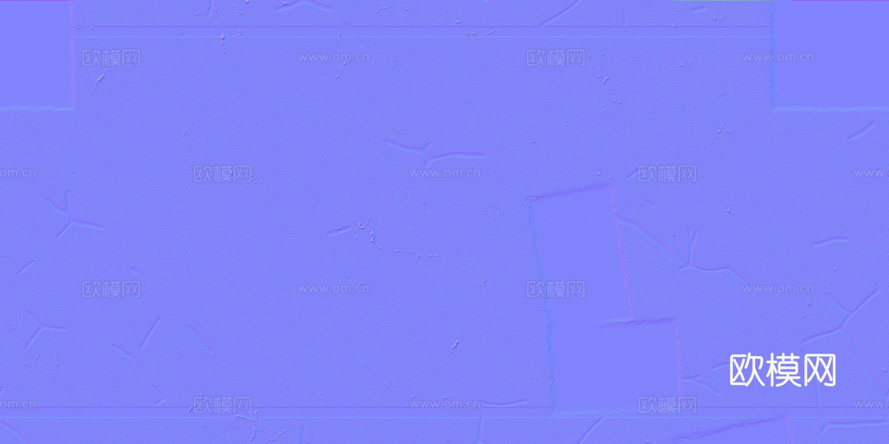 裂痕补丁单行道马路公路道路沥青路 PBR材质贴图 2k