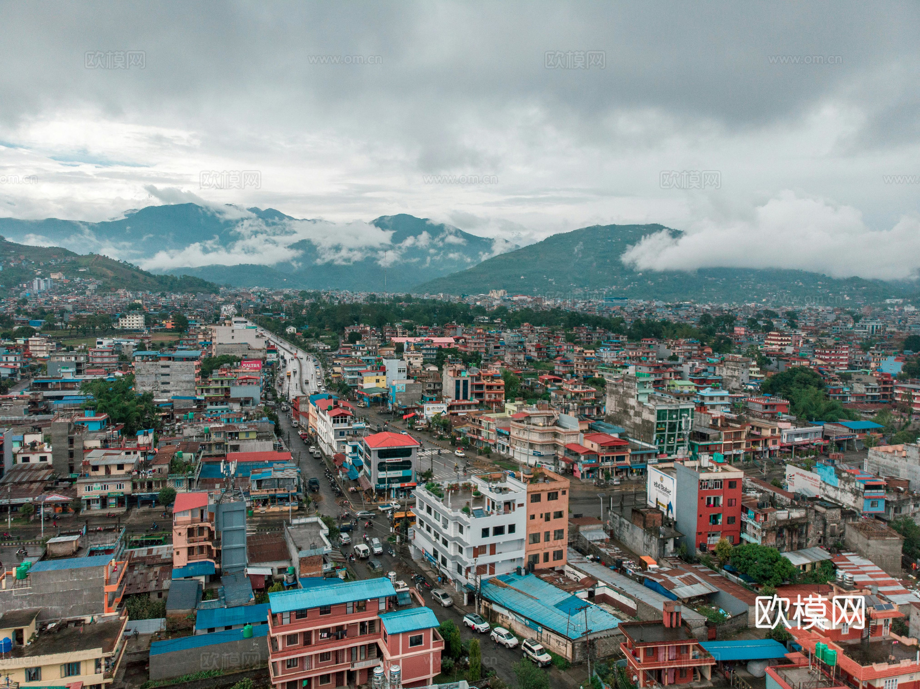 白天城市外景下载