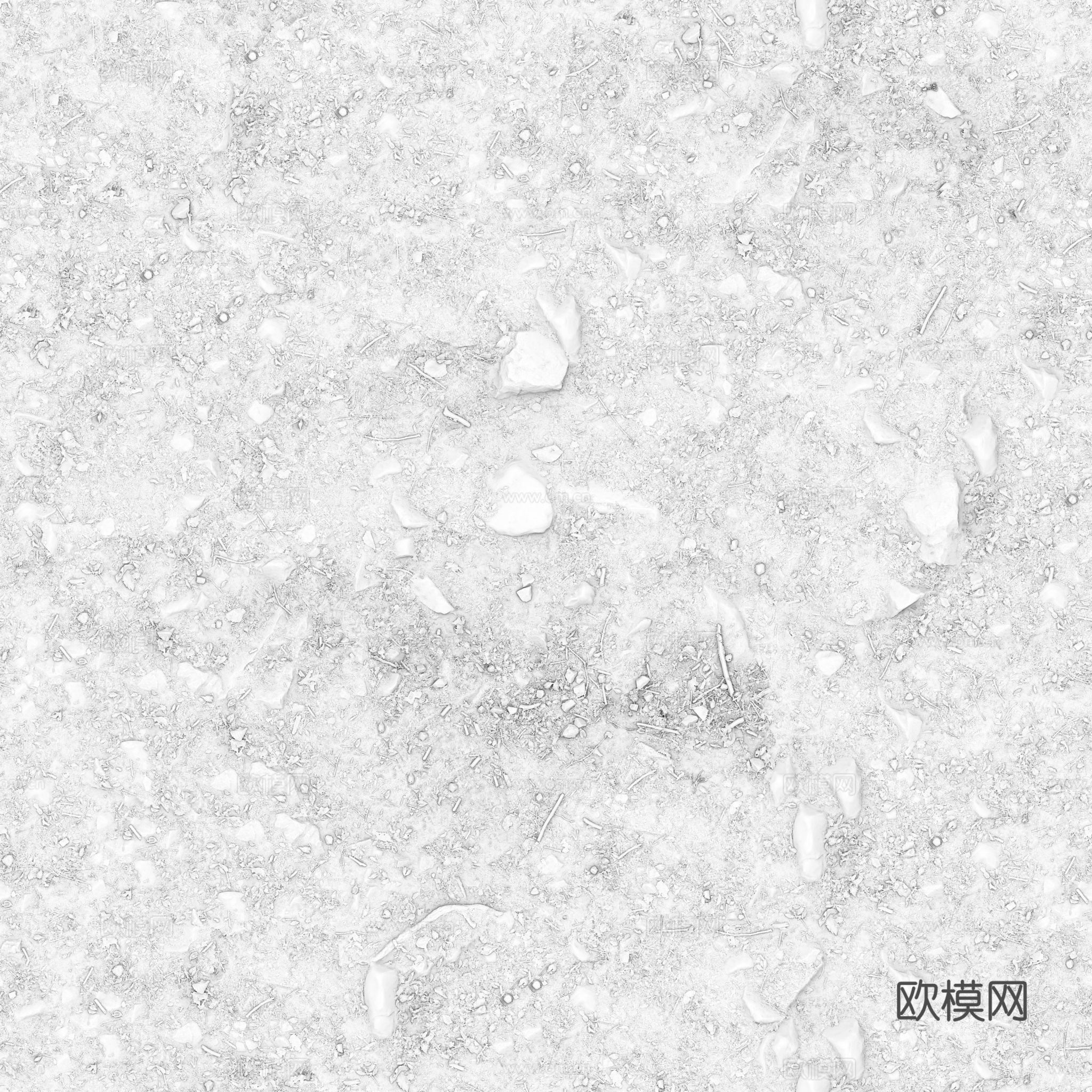 泥地草地土地碎石地自然地面地表 PBR材质贴图 2K