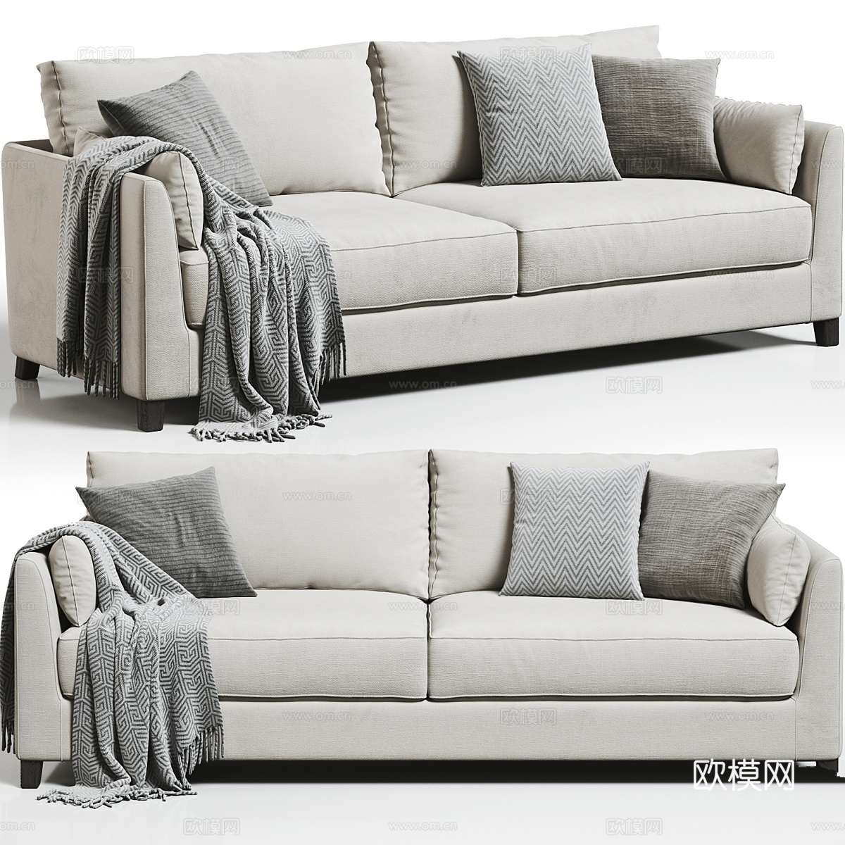 梅里迪亚尼比塞沙发3d模型下载
