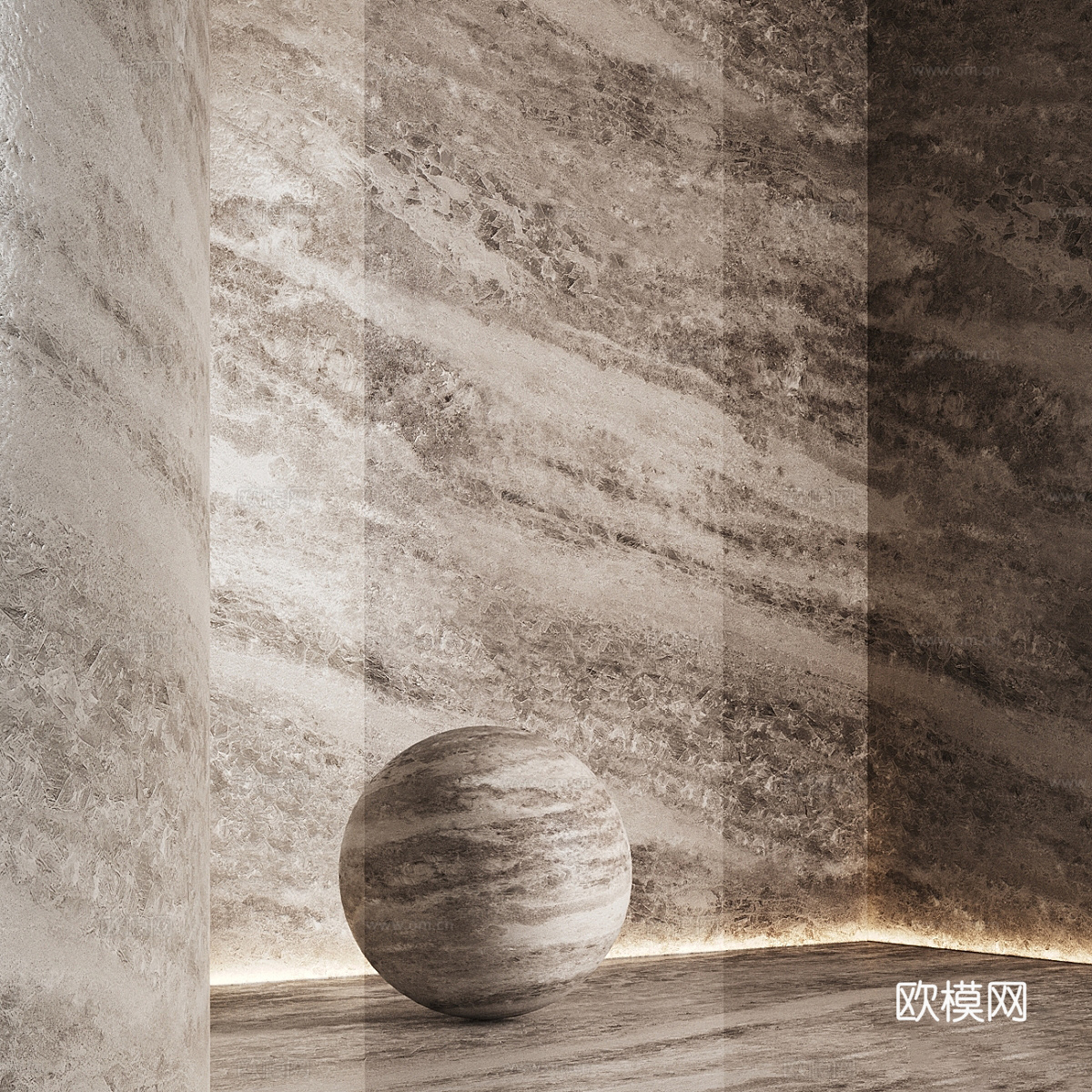 现代意式瓷砖 大理石材质3d模型下载（渲染图3）