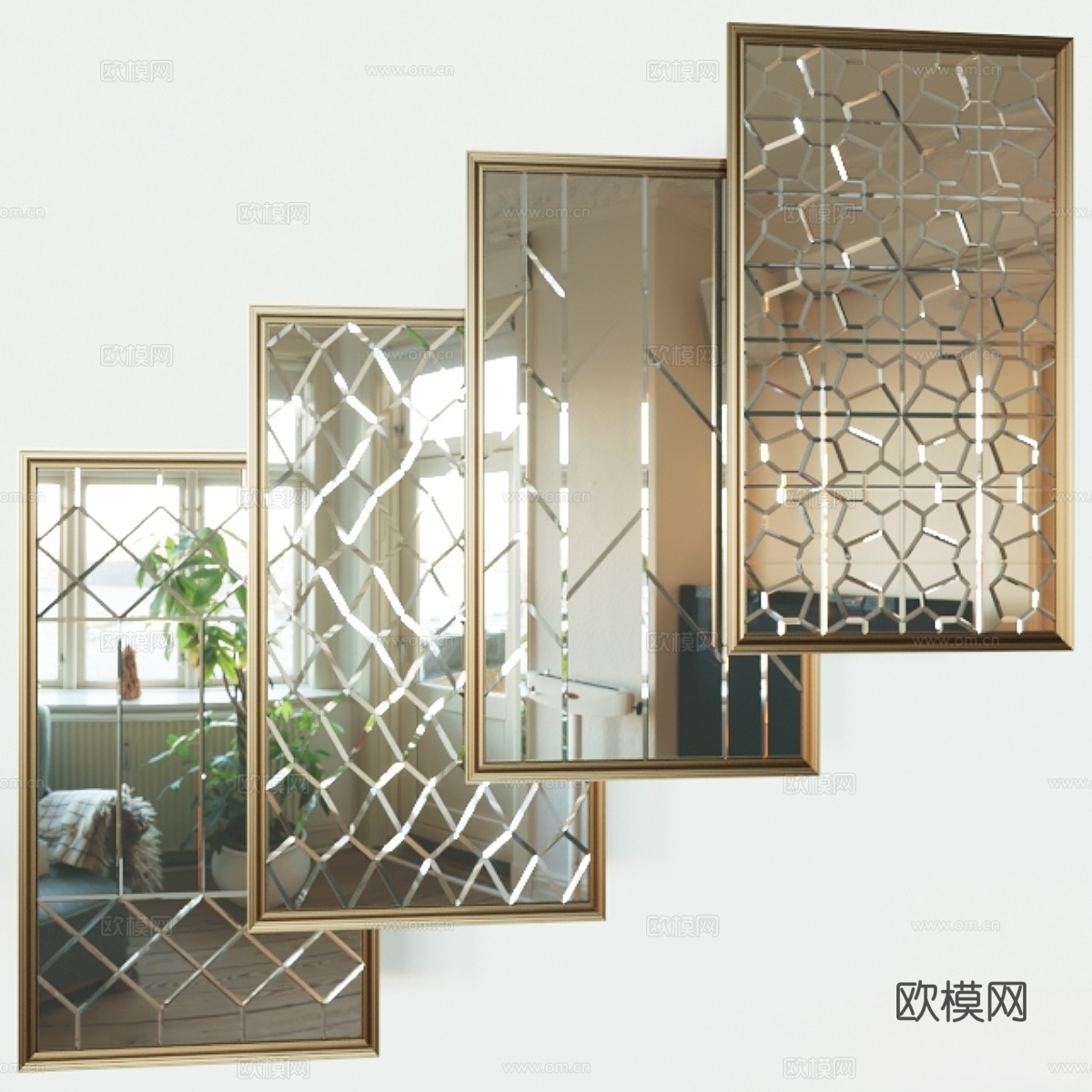 装饰镜面瓷砖3d模型