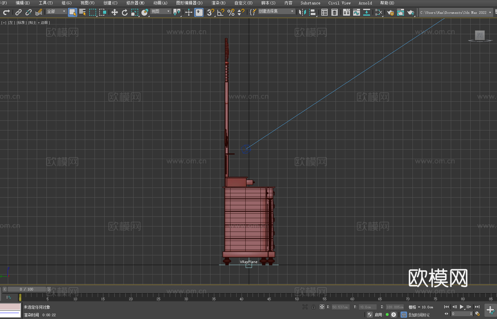 化妆台 梳妆台 镜子柜 复古家具 木质家具3d模型下载（渲染图4）