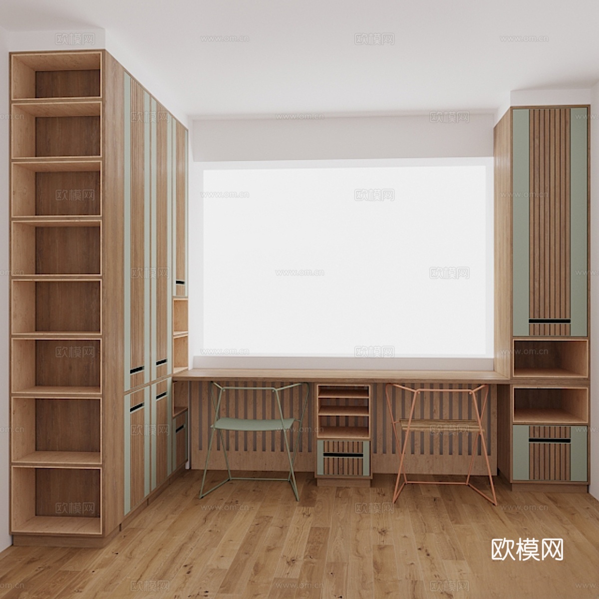 儿童房家具3d模型下载