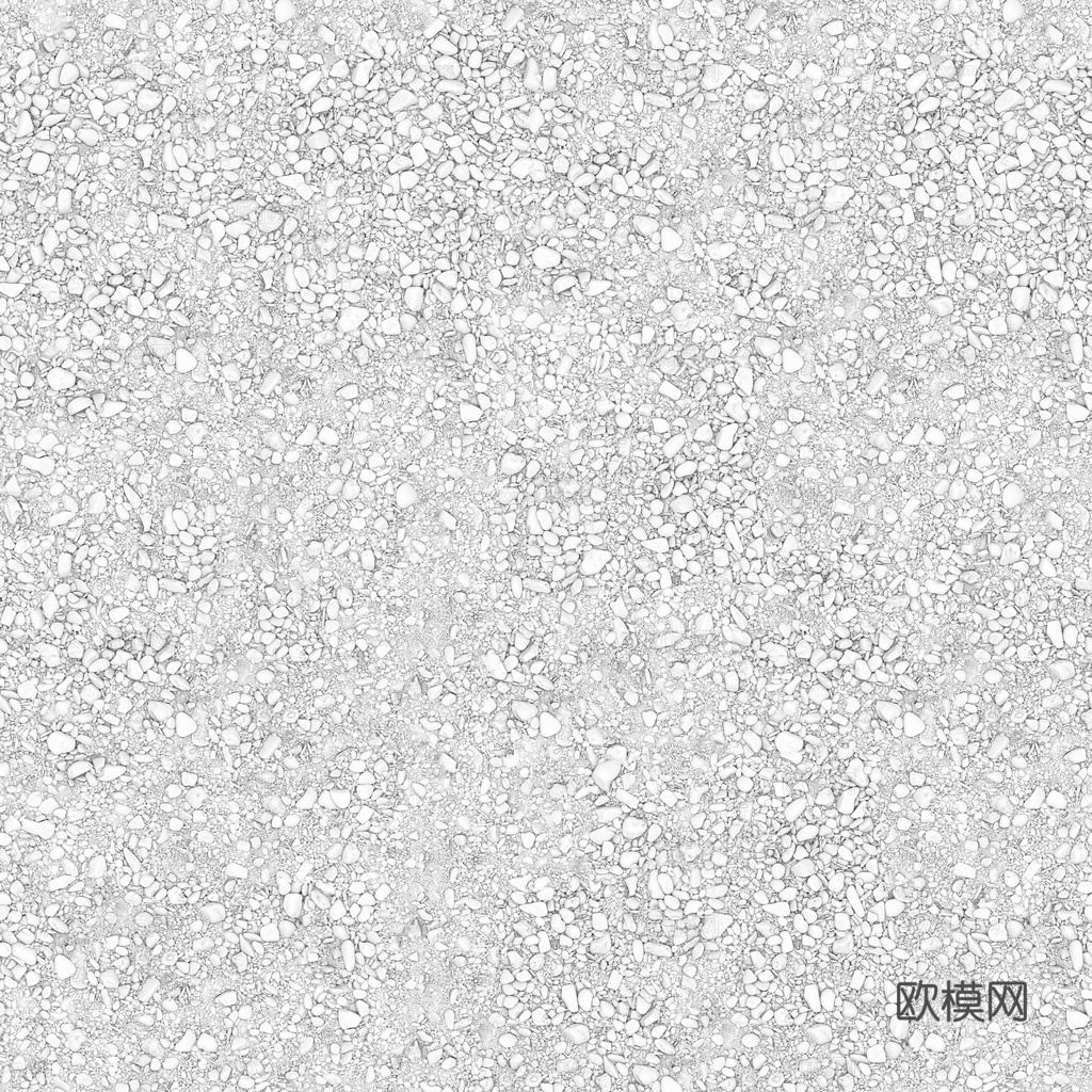 砾石地面碎石地面鹅卵石地面铺路石地面 PBR材质贴图 1k