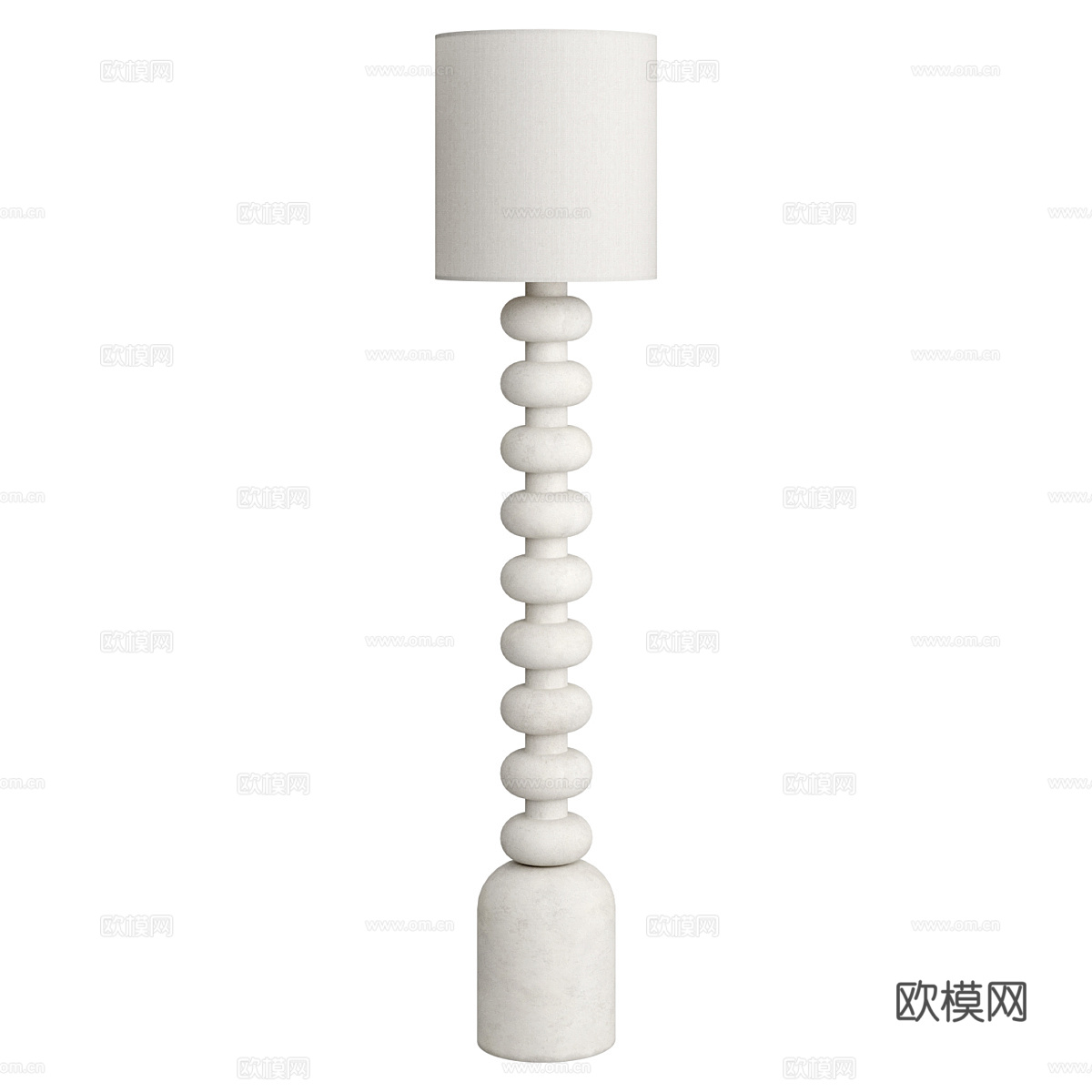 现代侘寂装饰落地灯3d模型下载（渲染图2）