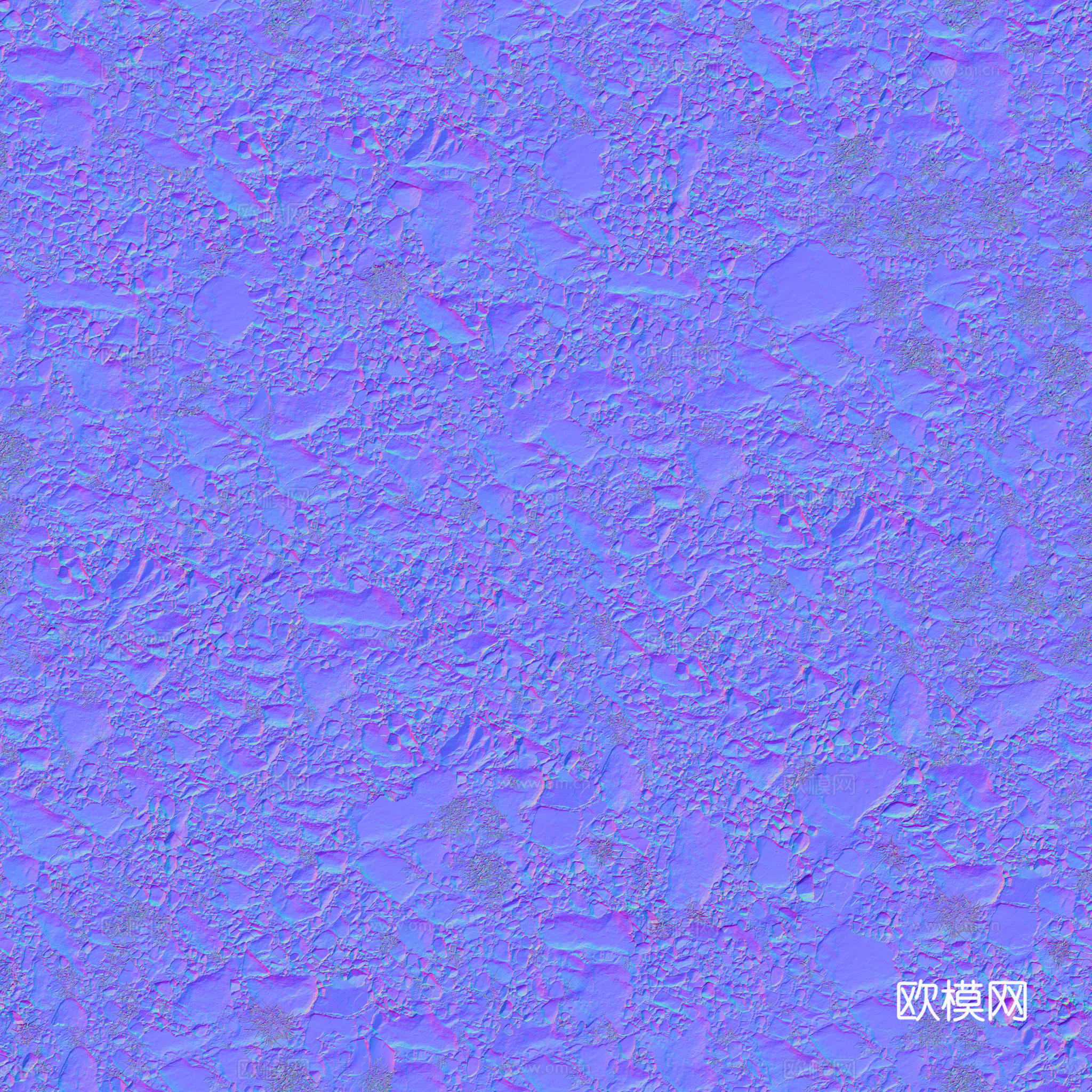 泥地草地碎石地土地自然地面地表 PBR材质贴图 2K