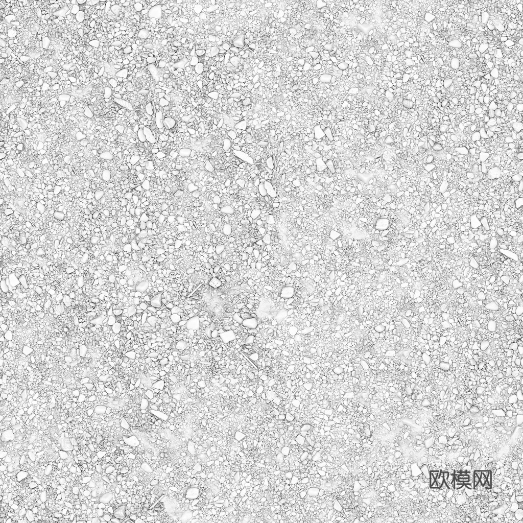 砾石地面碎石地面鹅卵石地面沙石地面 PBR材质贴图 1k
