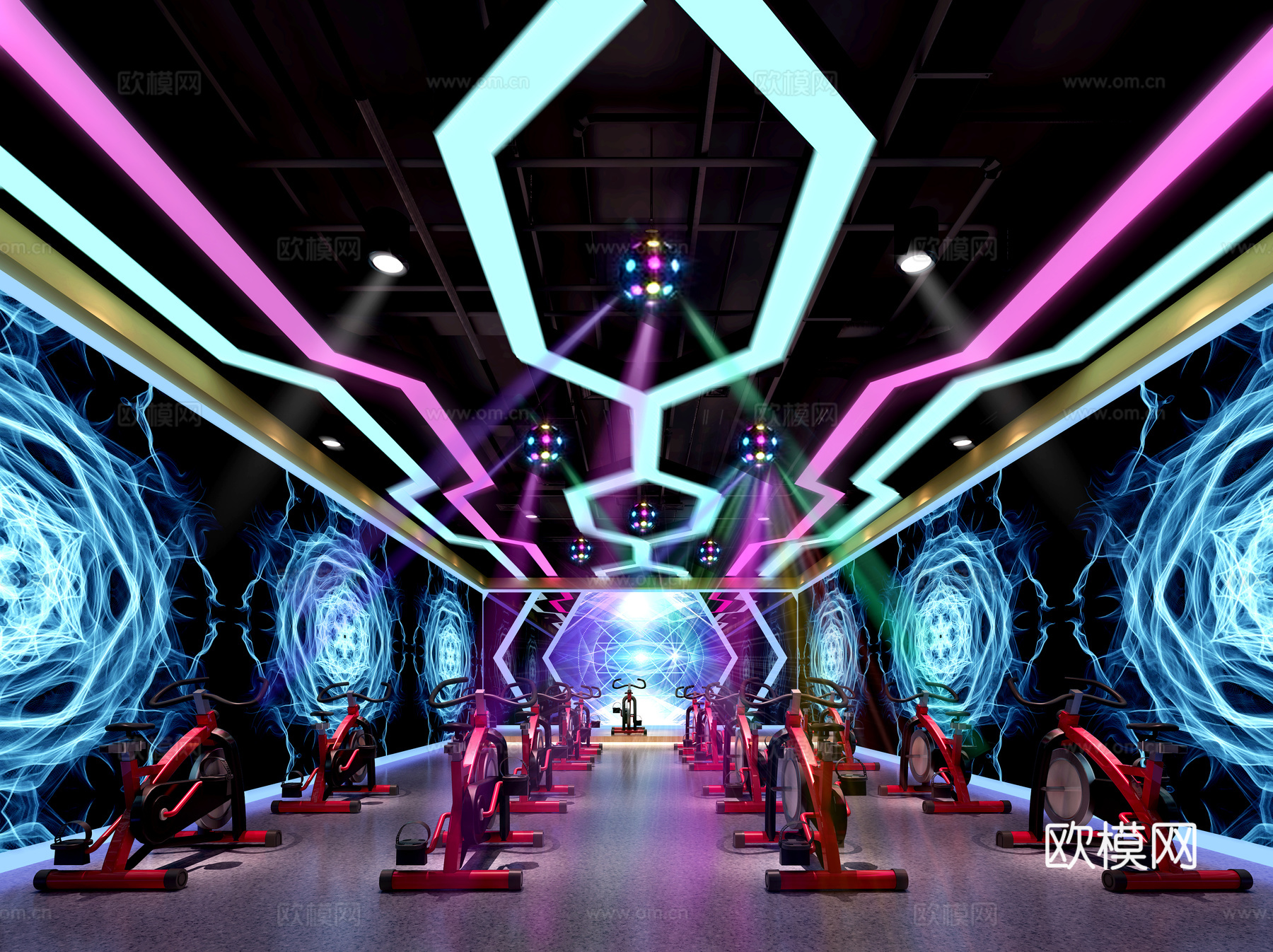 动感单车3d模型下载