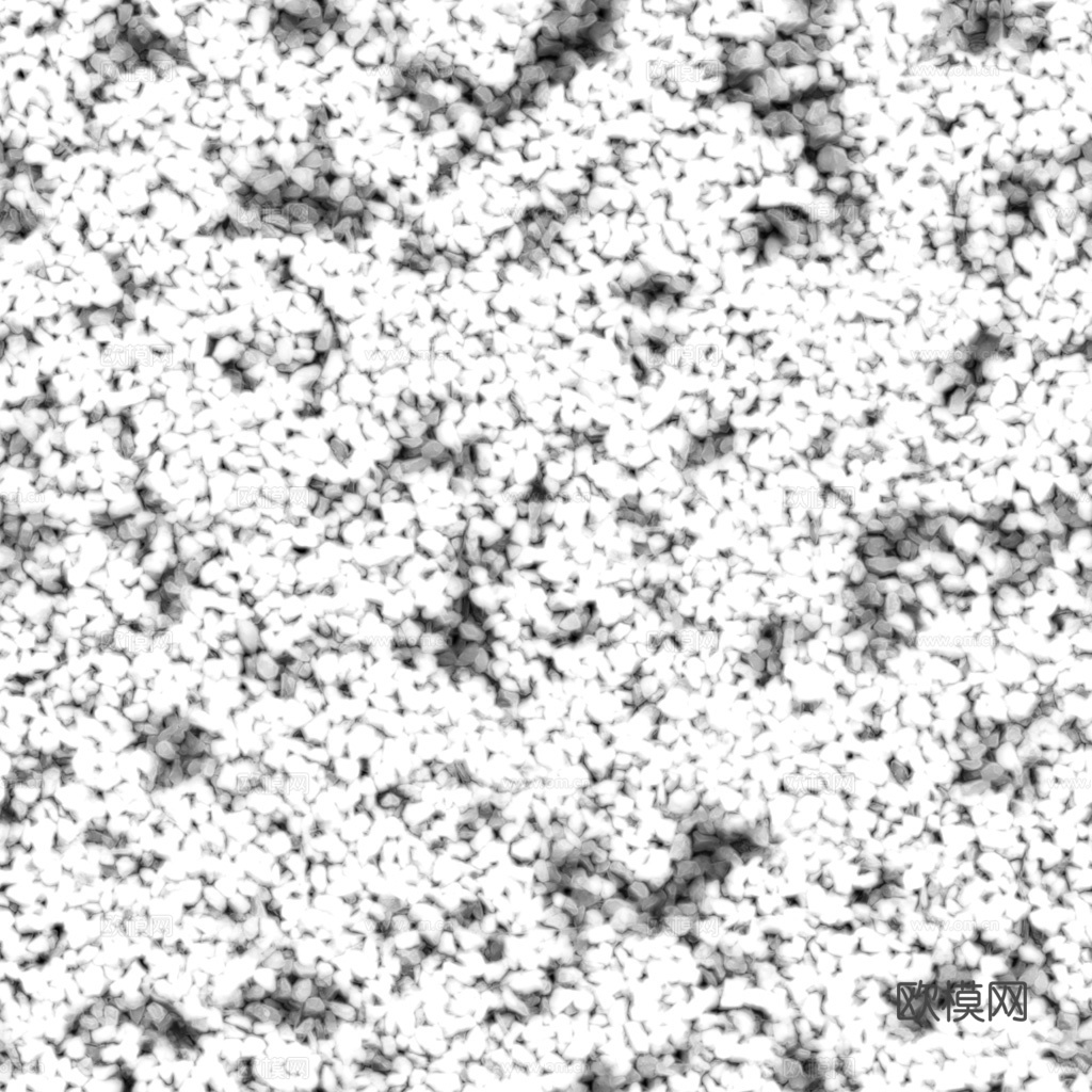 砾石地面碎石地面鹅卵石地面铺路石地面 PBR材质贴图 1k
