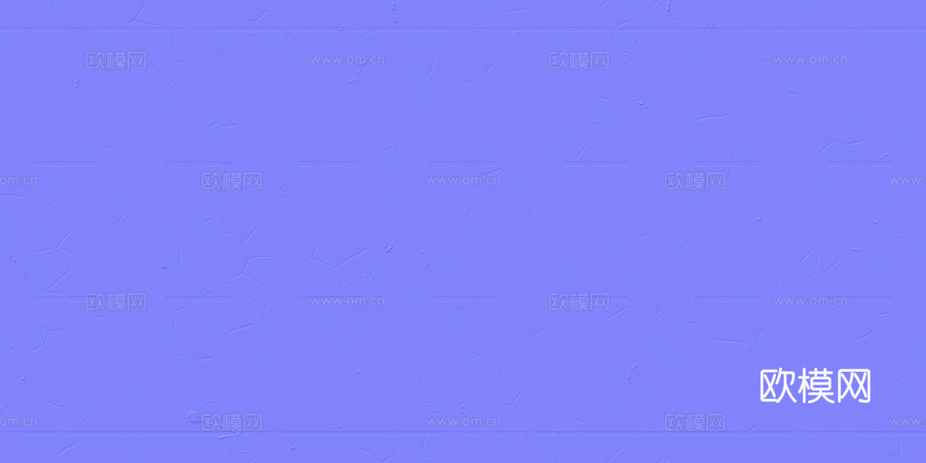 裂痕三车道马路公路道路沥青路 PBR材质贴图 2k