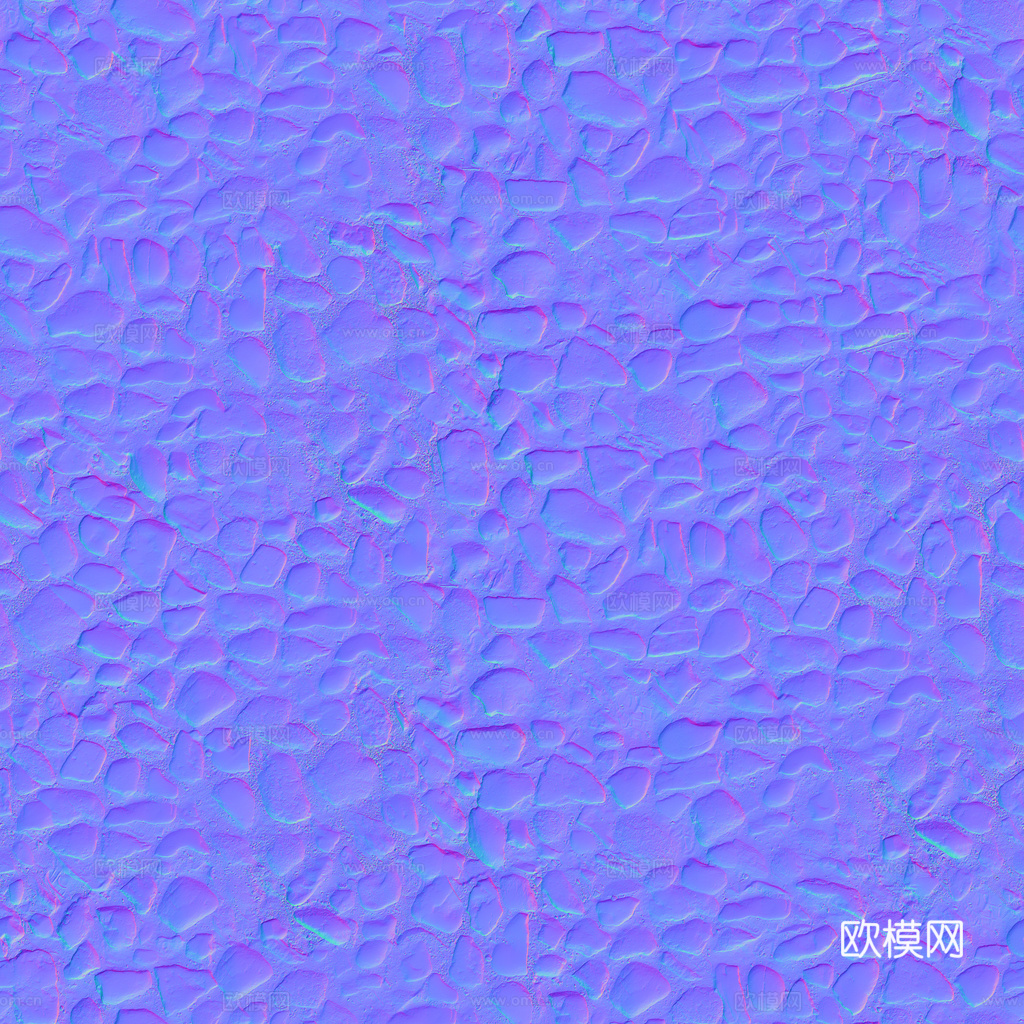 砾石地面碎石地面鹅卵石地面铺路石地面 PBR材质贴图 1k