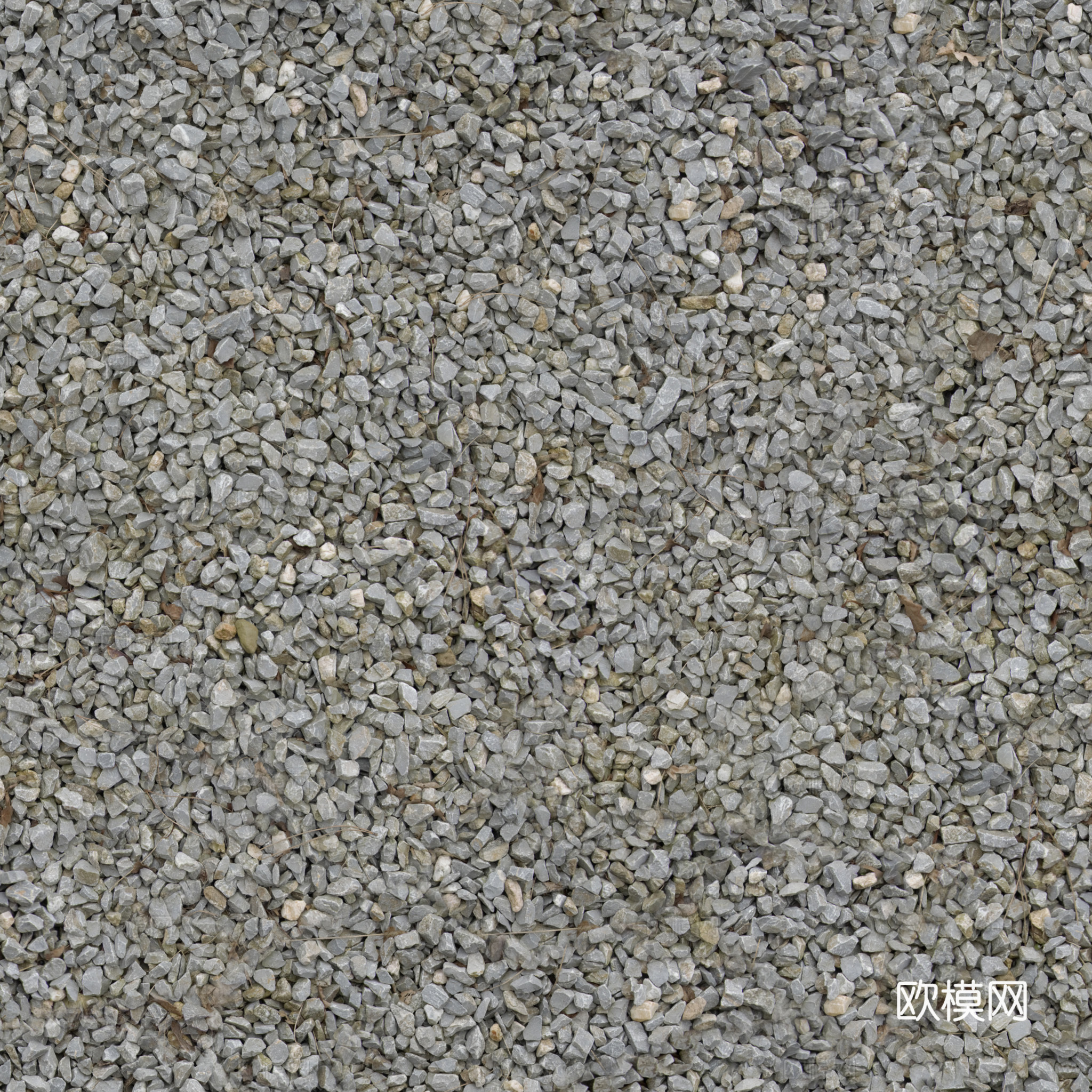 砾石地面碎石地面鹅卵石地面铺路石地面 PBR材质贴图 2k