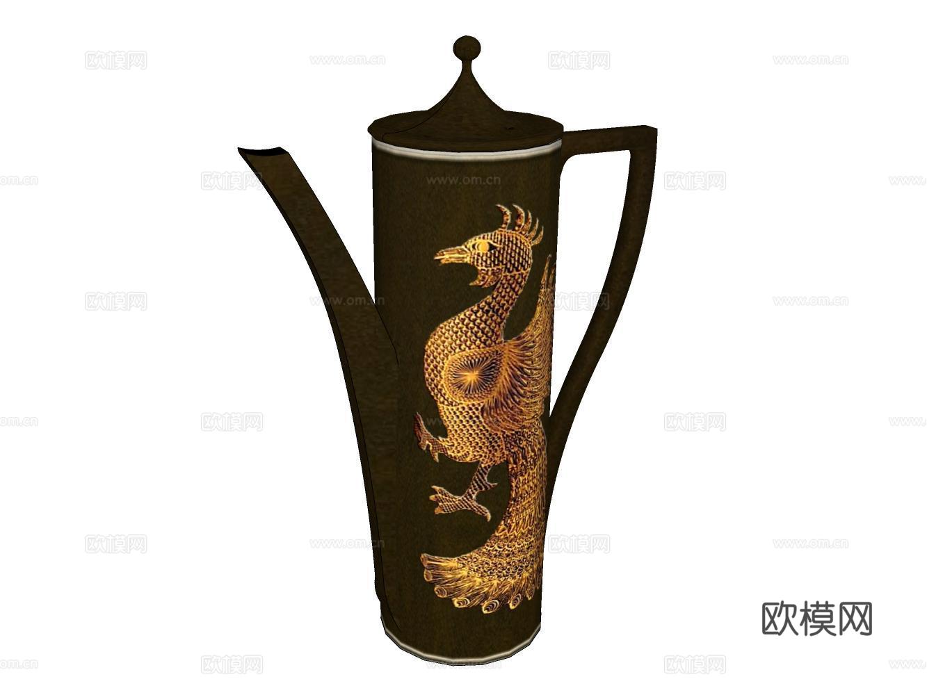 酒壶su模型