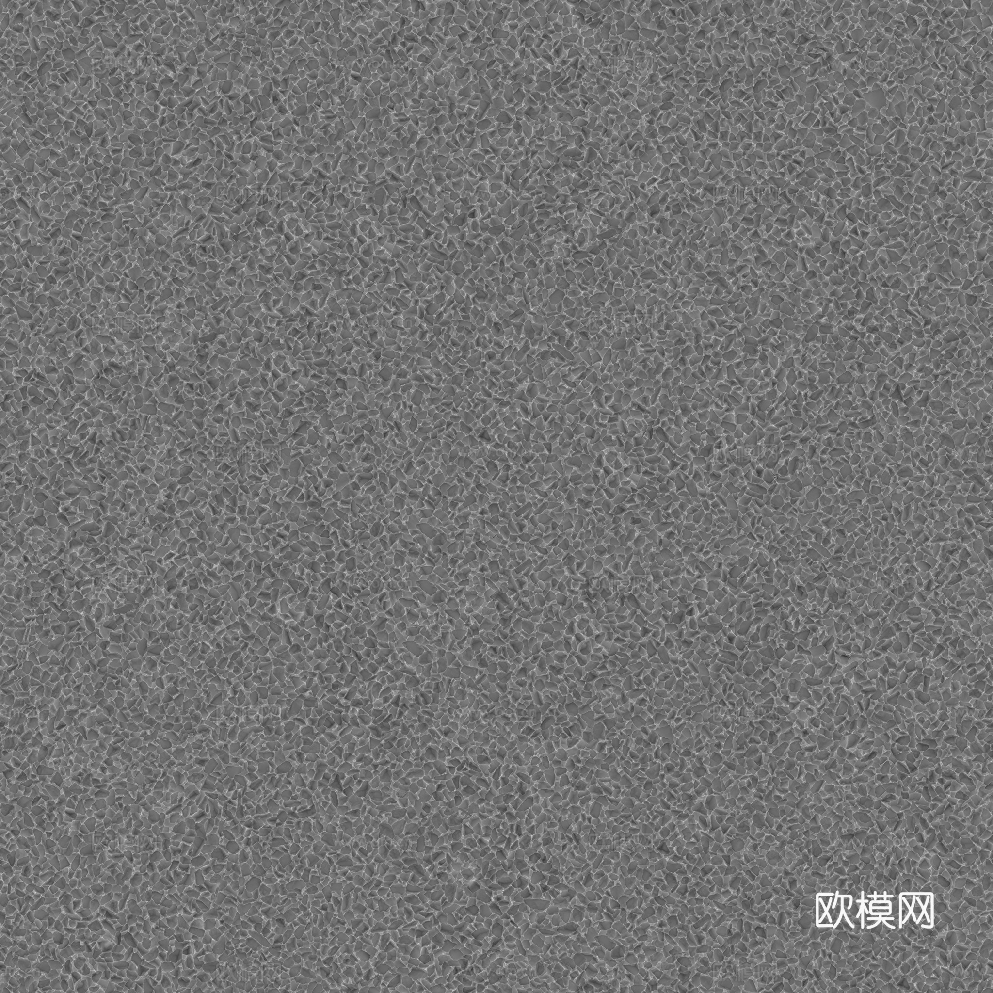 鹅卵石地面砾石地面碎石地面铺路石 PBR材质贴图 2k