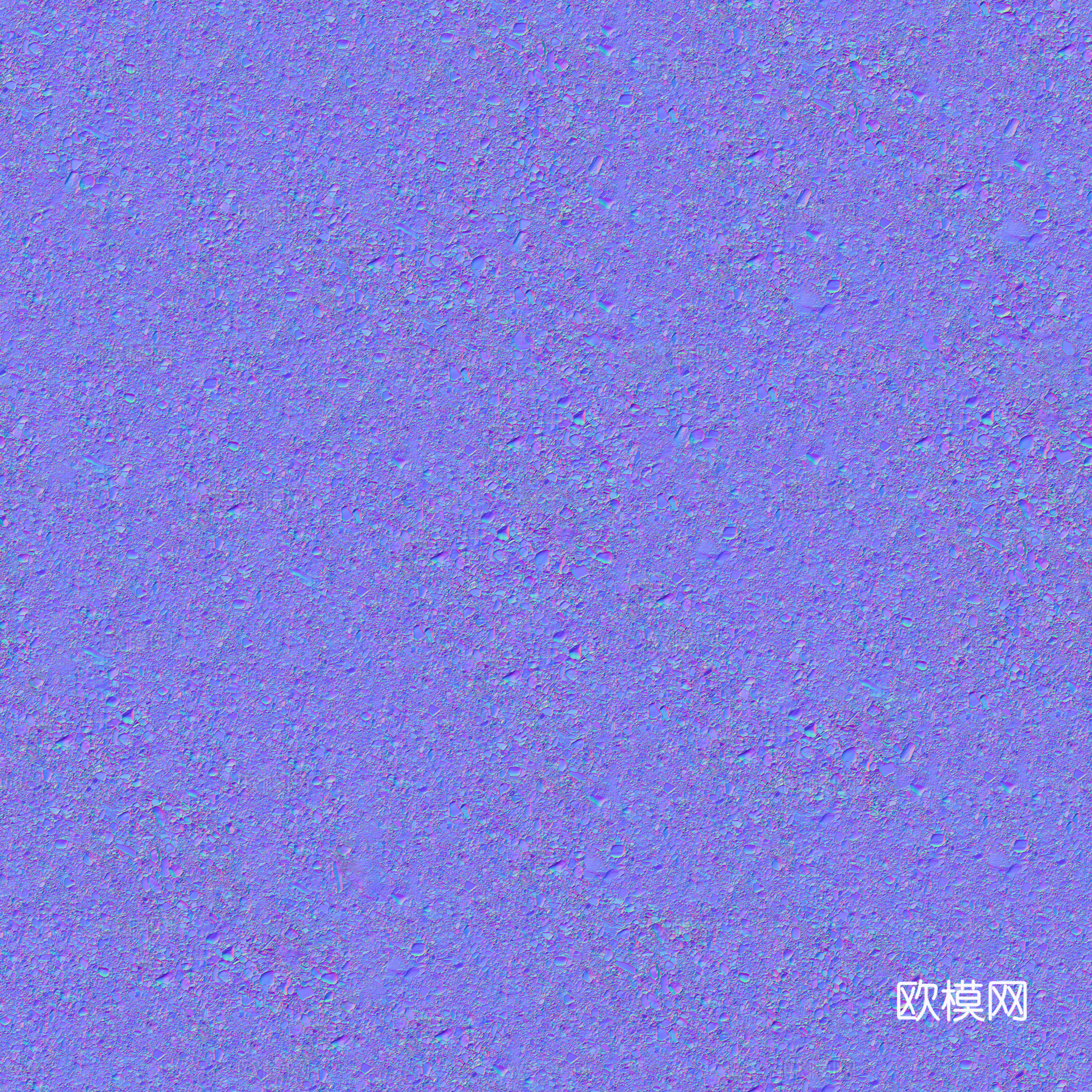 砾石地面碎石地面鹅卵石地面沙石地面 PBR材质贴图 2k