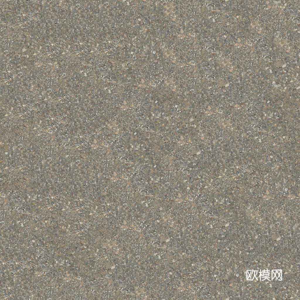 砾石地面碎石地面鹅卵石地面沙石地面 PBR材质贴图 1k