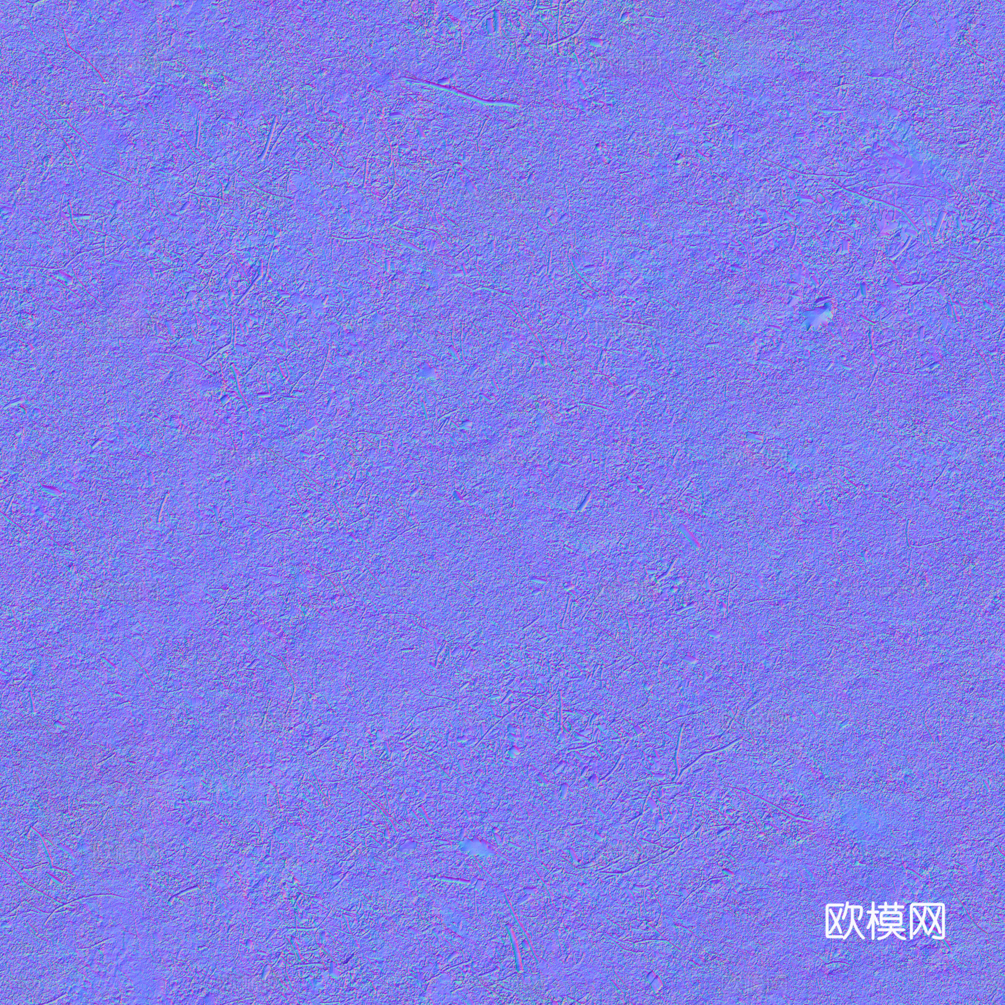 泥地草地土地自然地面 PBR材质贴图 2K