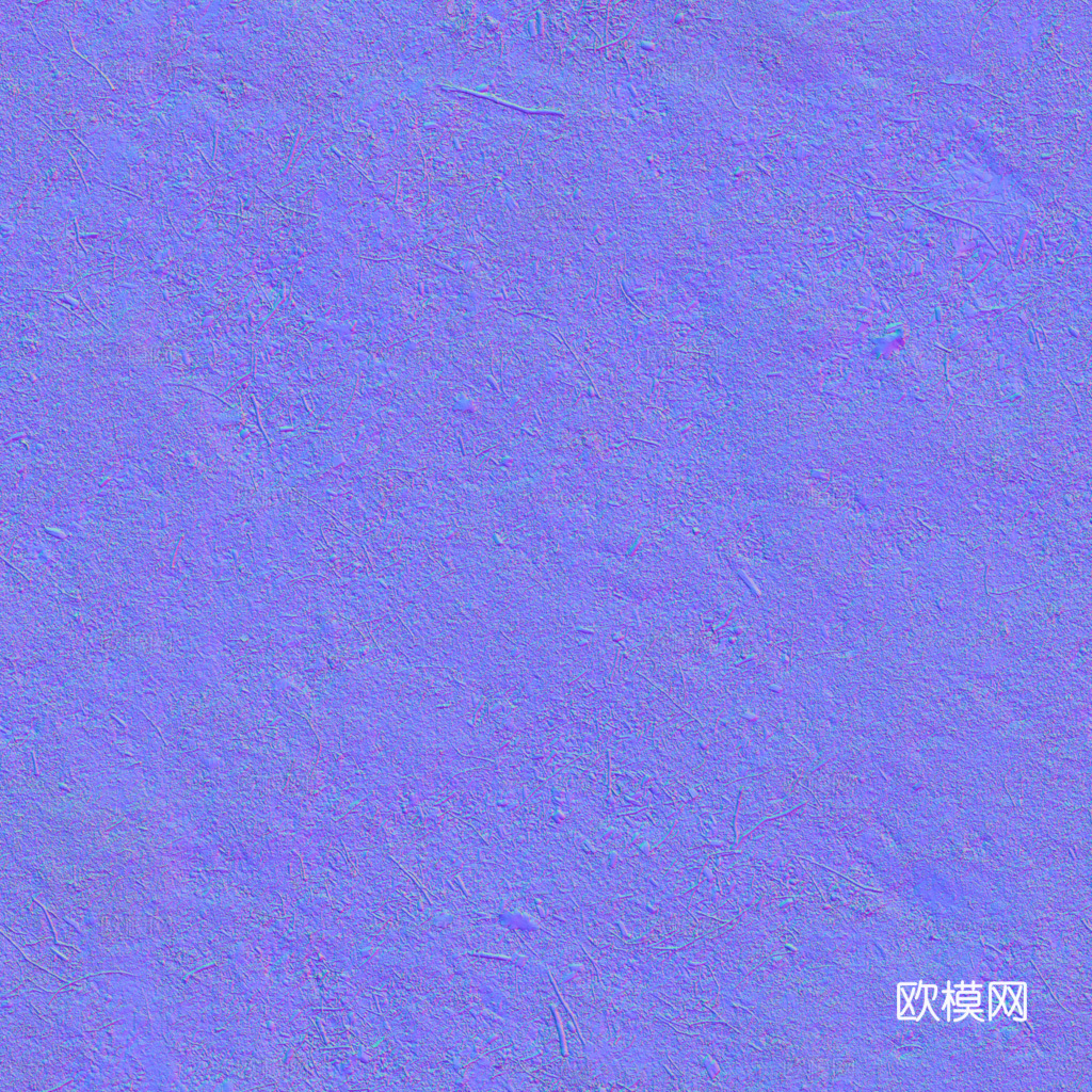 泥地草地土地自然地面 PBR材质贴图 1K