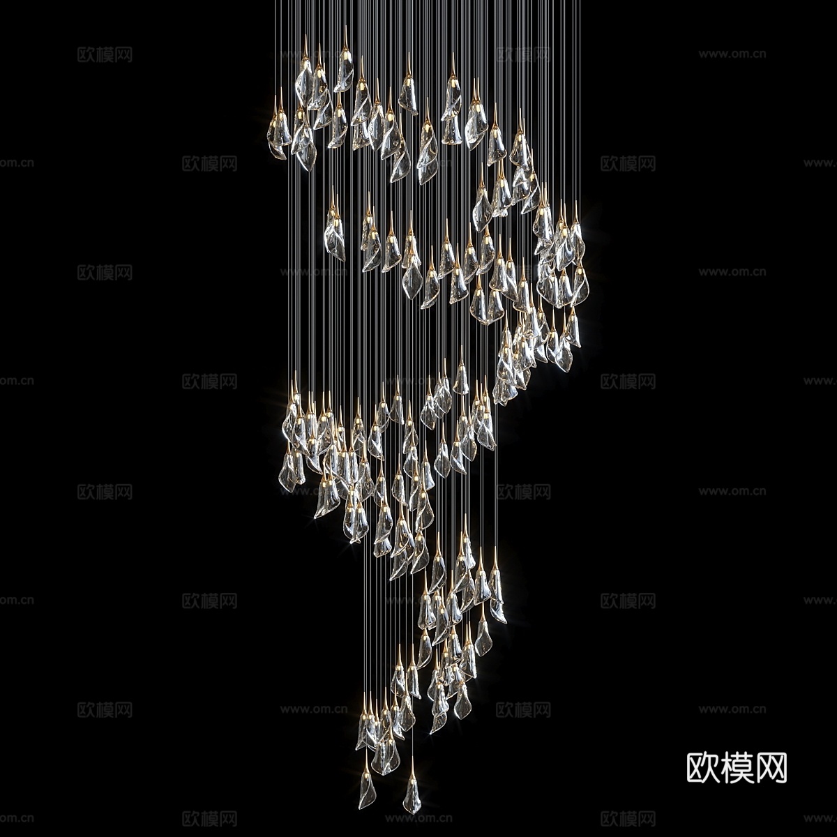 吊灯3d模型下载