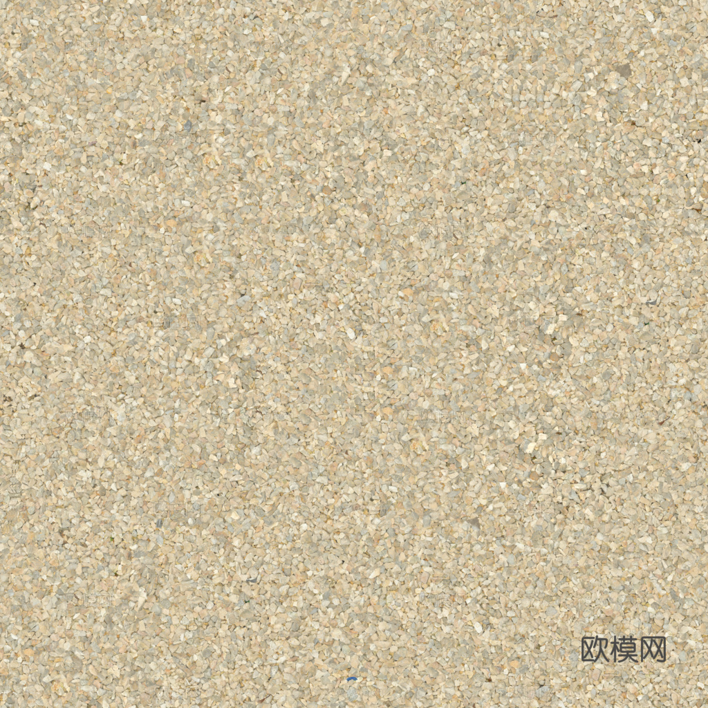 鹅卵石地面砾石地面碎石地面铺路石 PBR材质贴图 1k
