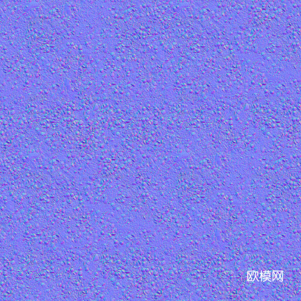 砾石地面碎石地面鹅卵石地面铺路石地面 PBR材质贴图 1k