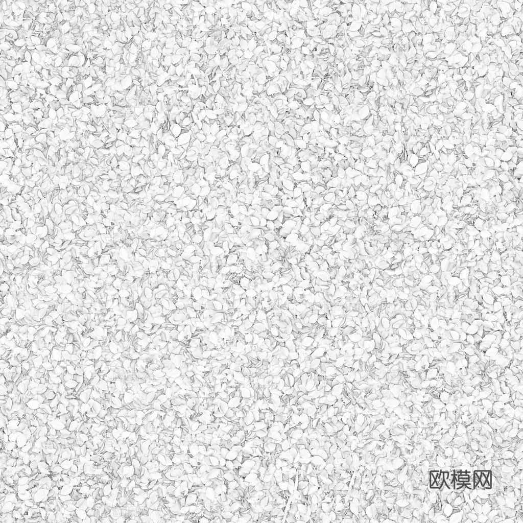 落叶泥地草地土地自然地面地表 PBR材质贴图 1K
