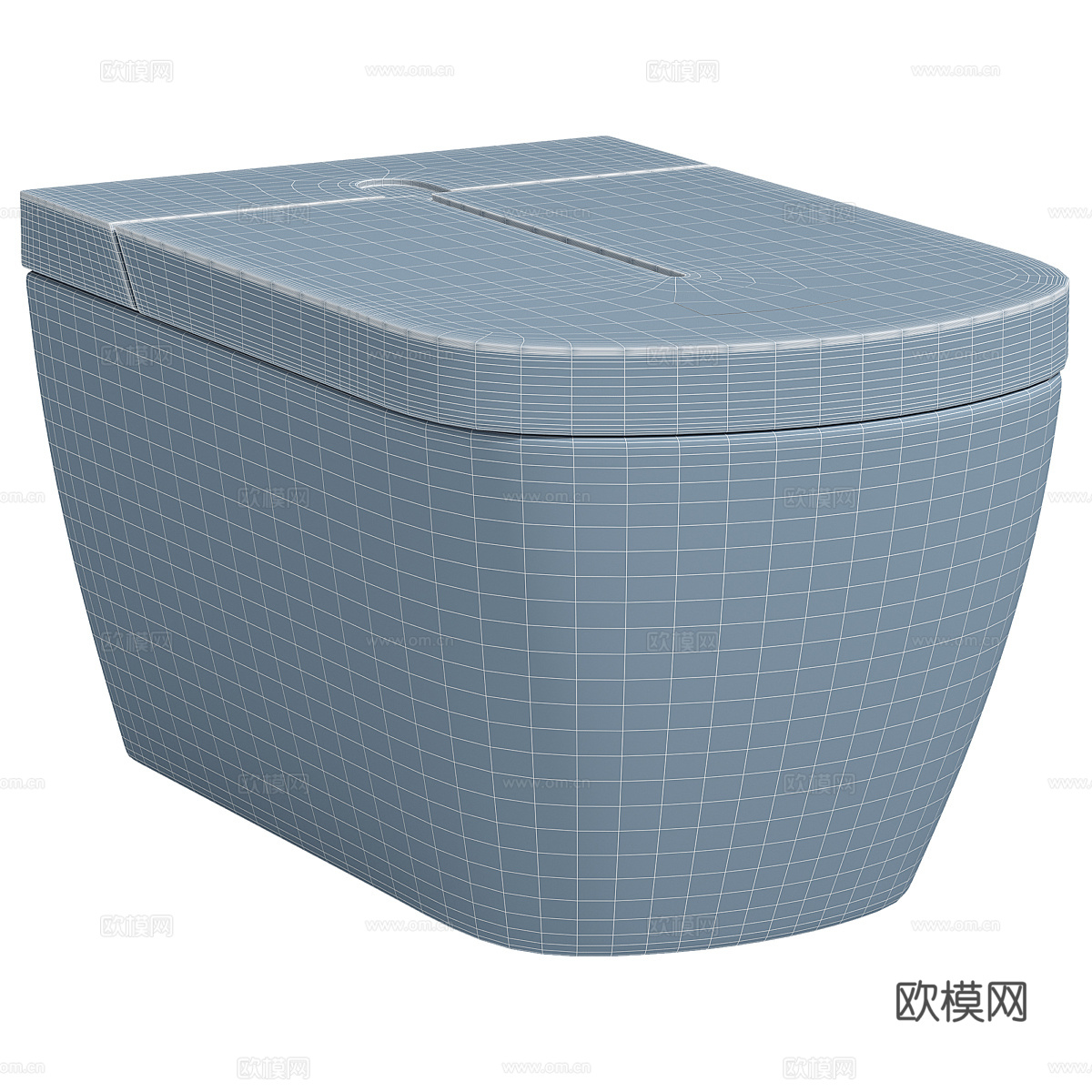 马桶 座便器3d模型下载（渲染图4）