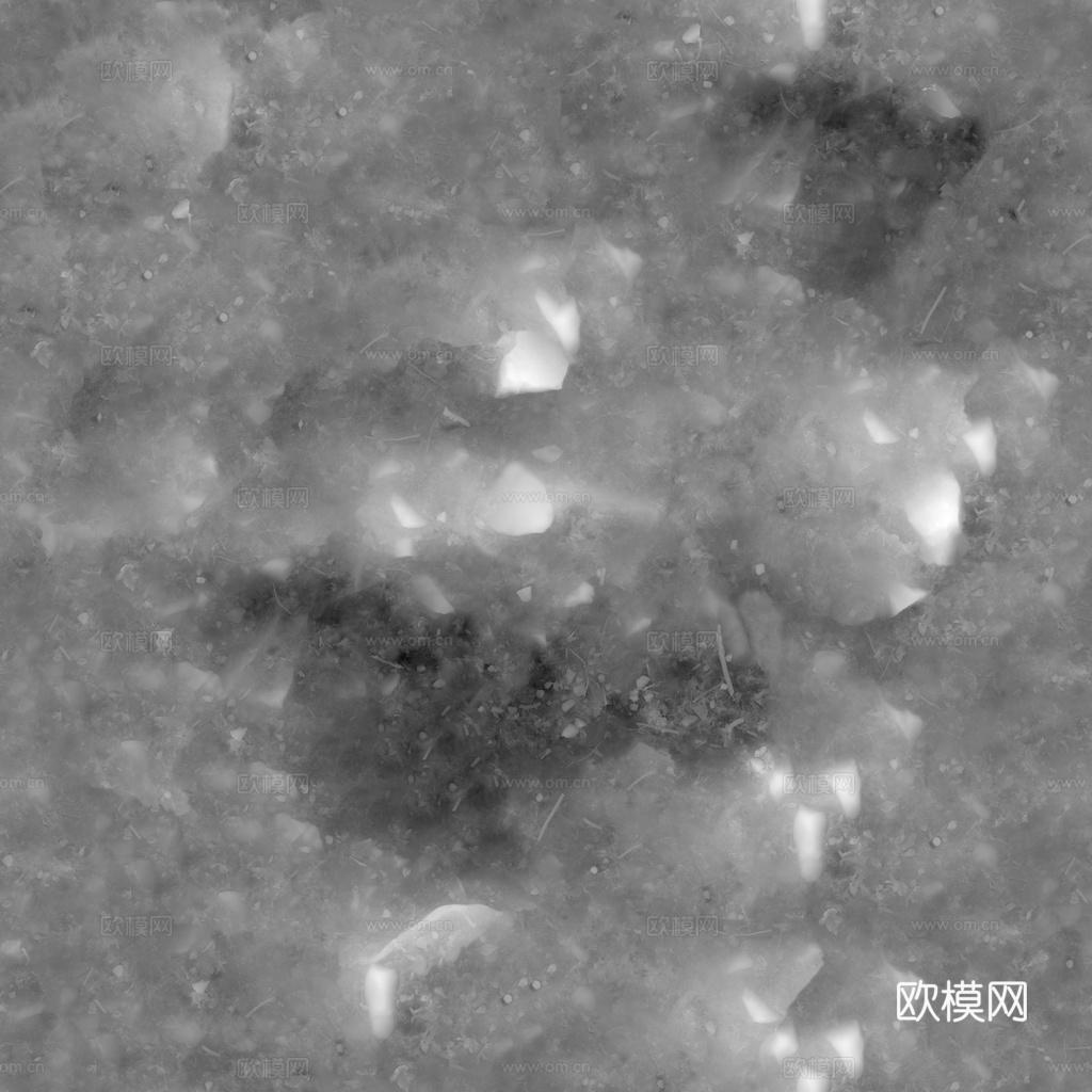 泥地草地土地碎石地自然地面地表 PBR材质贴图 1K