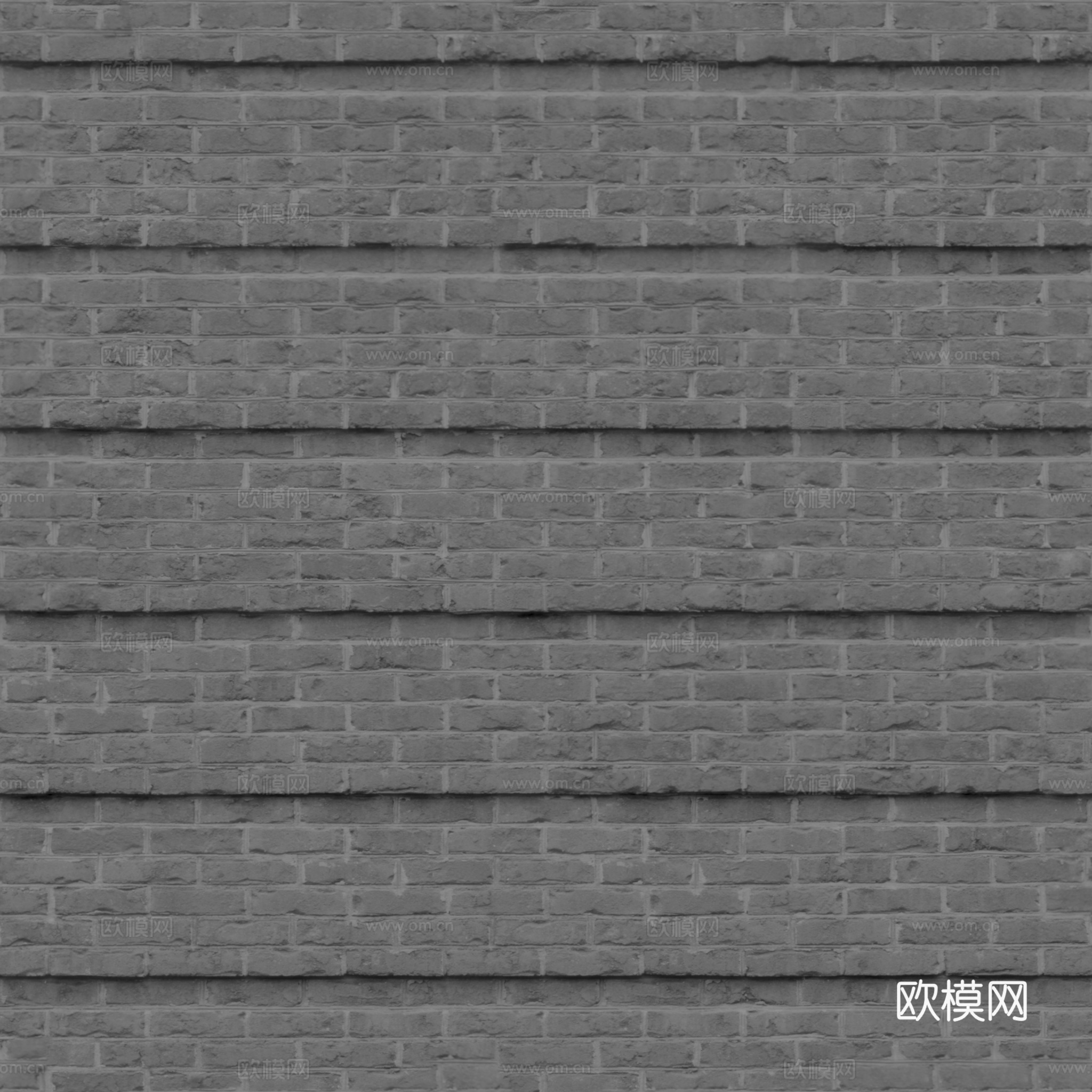 无缝老旧红砖墙砖户外砖铺路砖 PBR材质贴图 2k