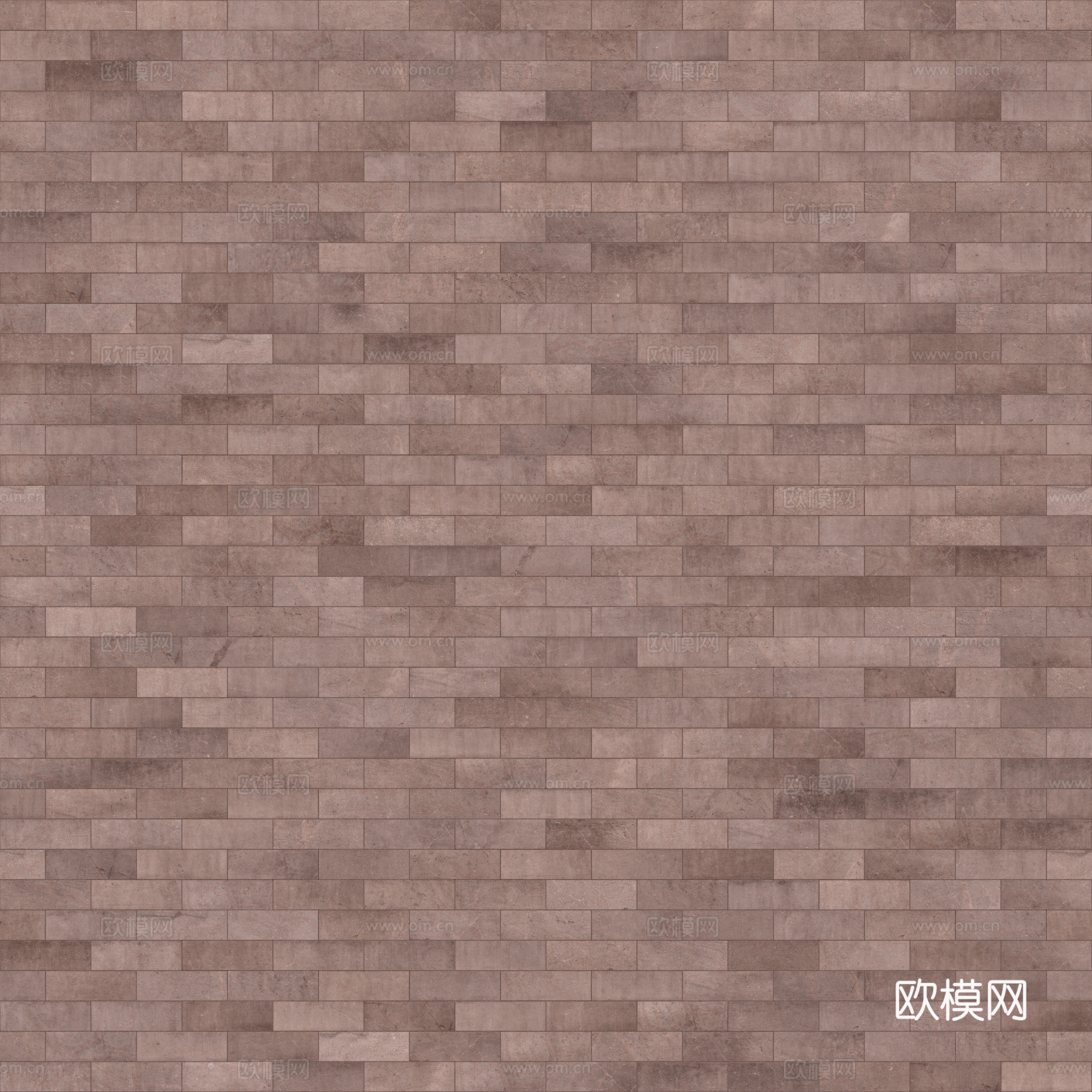 无缝石砖墙砖地砖户外砖 PBR材质贴图 4k