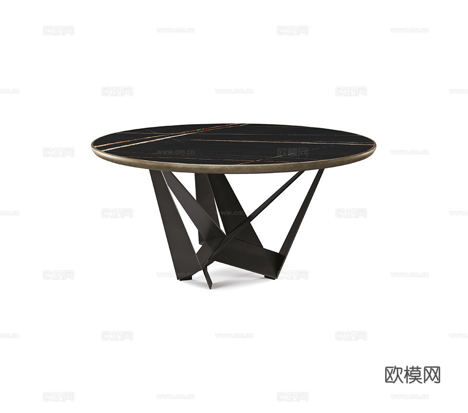 Cattelan Italia 意式圆餐桌3d模型下载