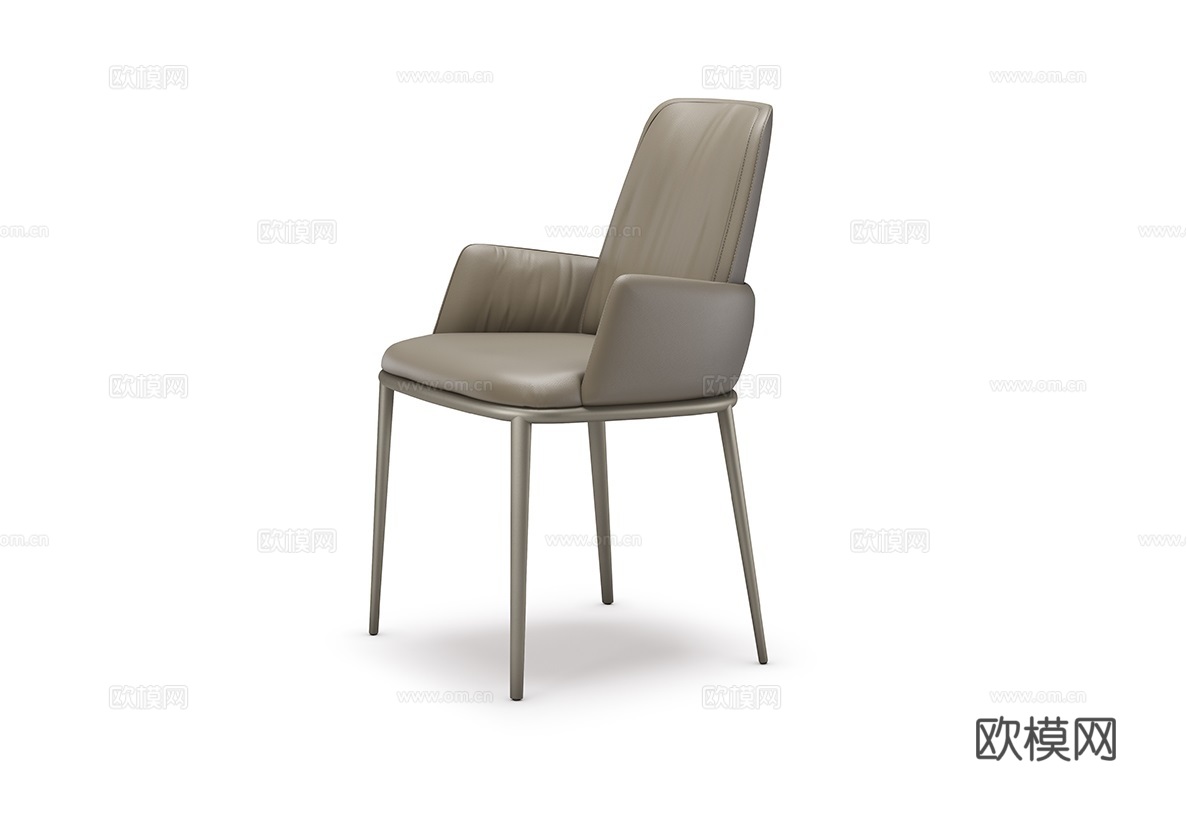 Cattelan Italia 意式餐椅3d模型下载（渲染图1）